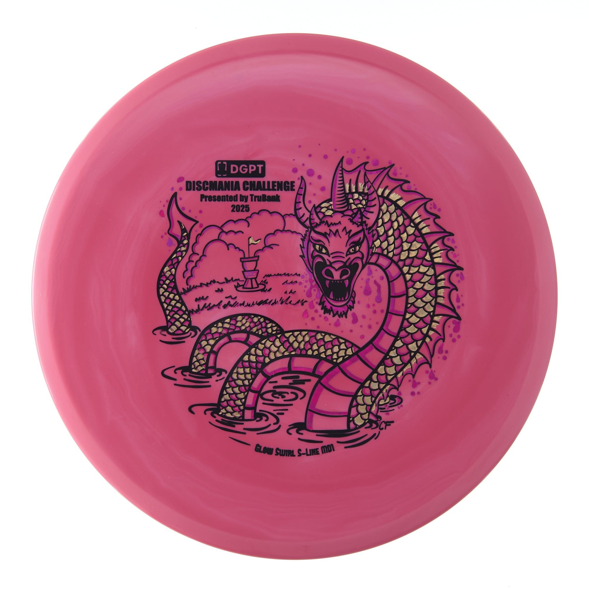 2025 Discmania Challenge Glow Swirl S-Line MD1
