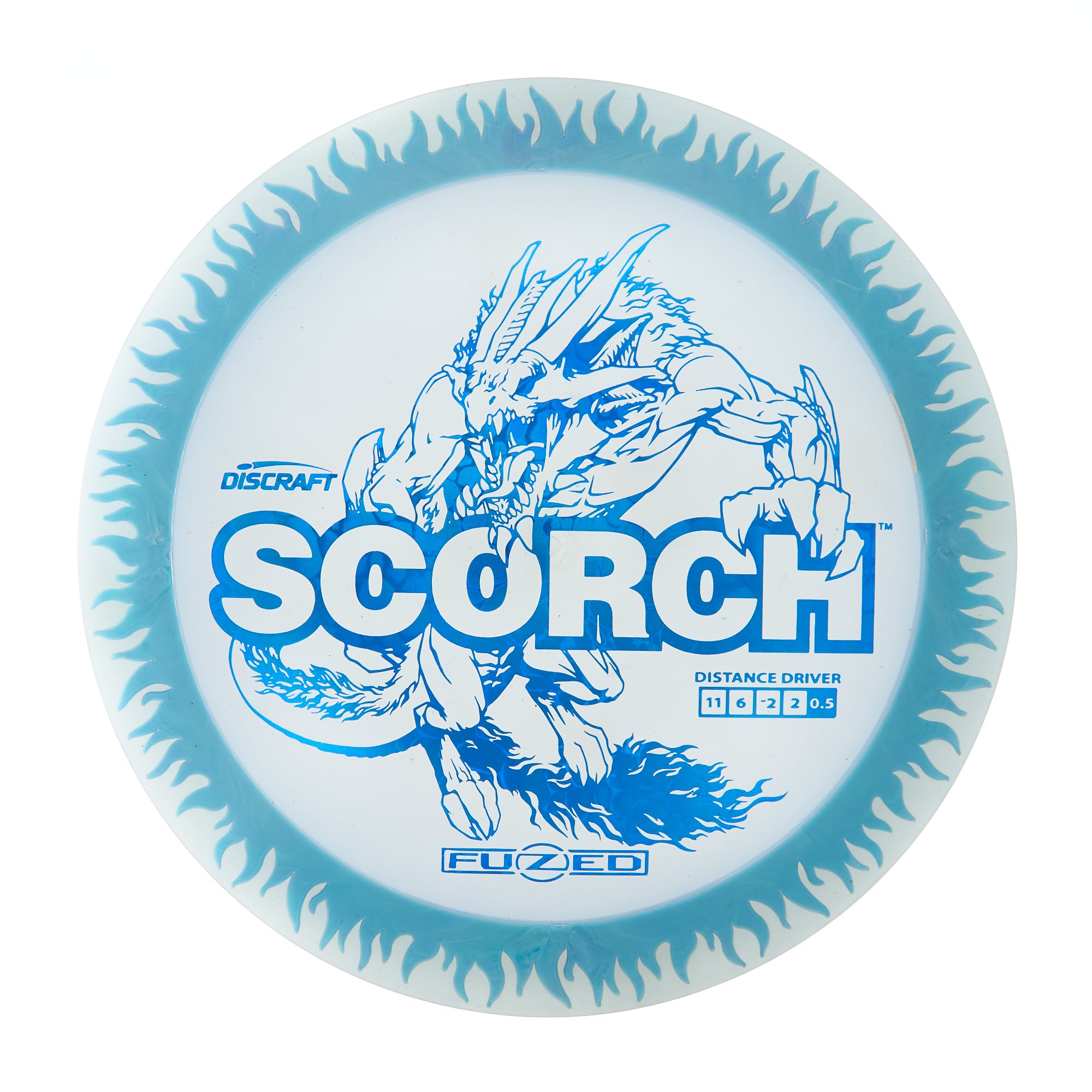 Flame Pattern Fuzed Line Scorch