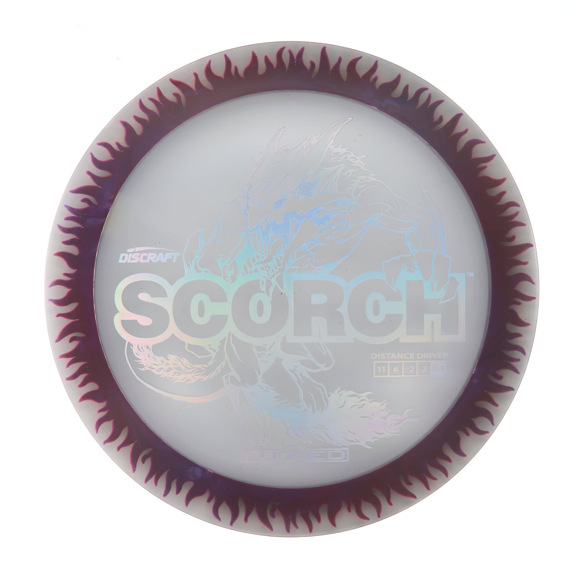 Flame Pattern Fuzed Line Scorch