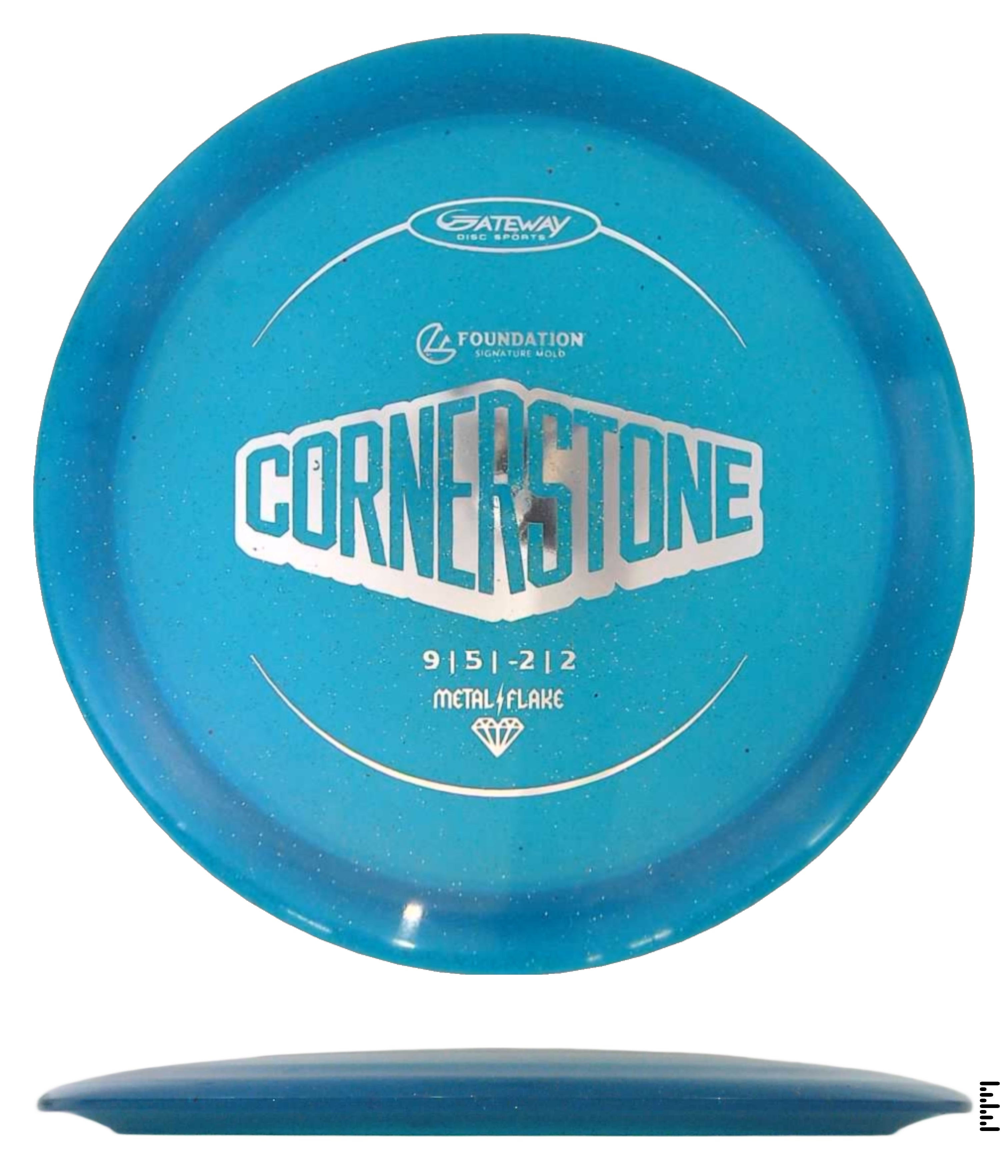 Diamond Metal Flake CornerStone