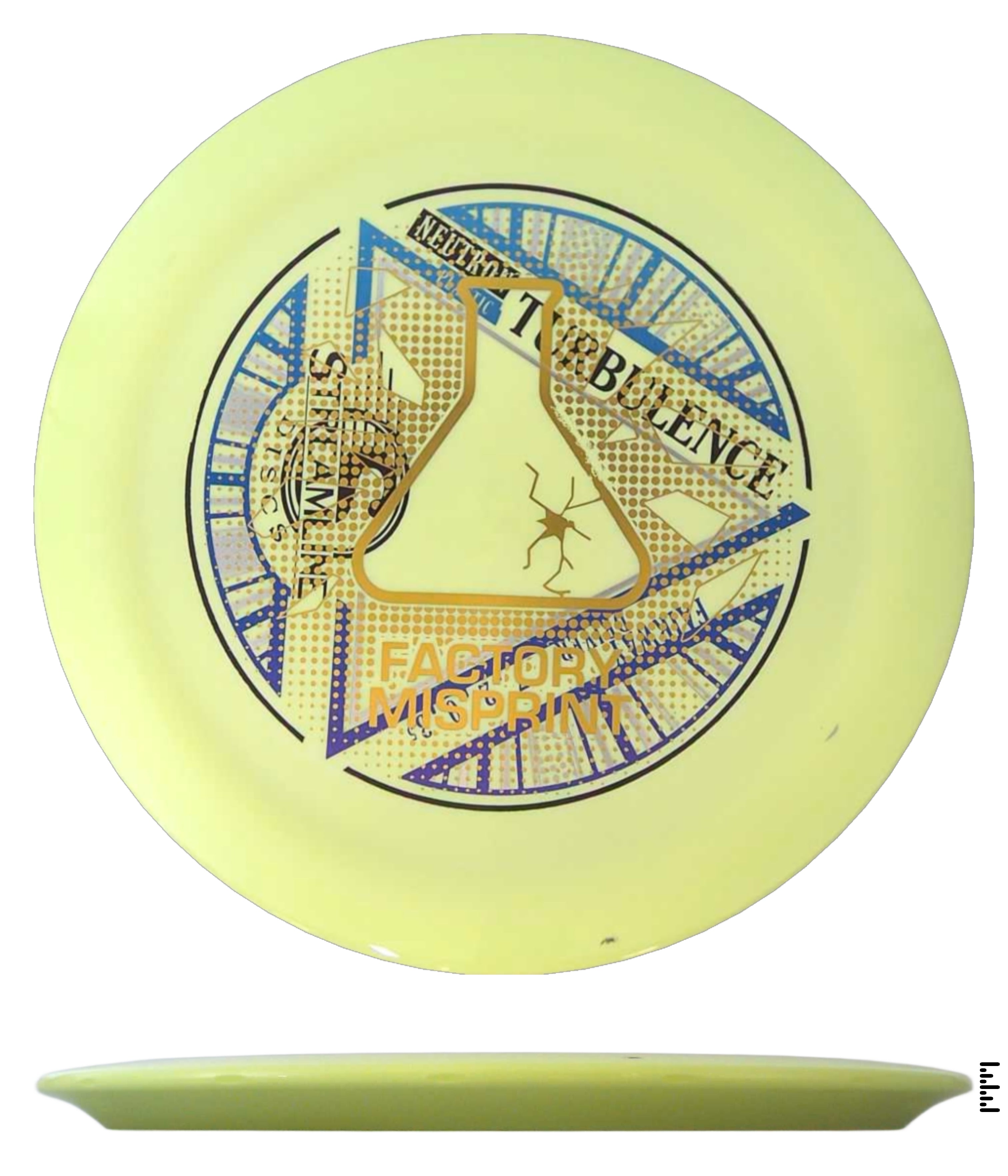 Factory Misprint Neutron Turbulence