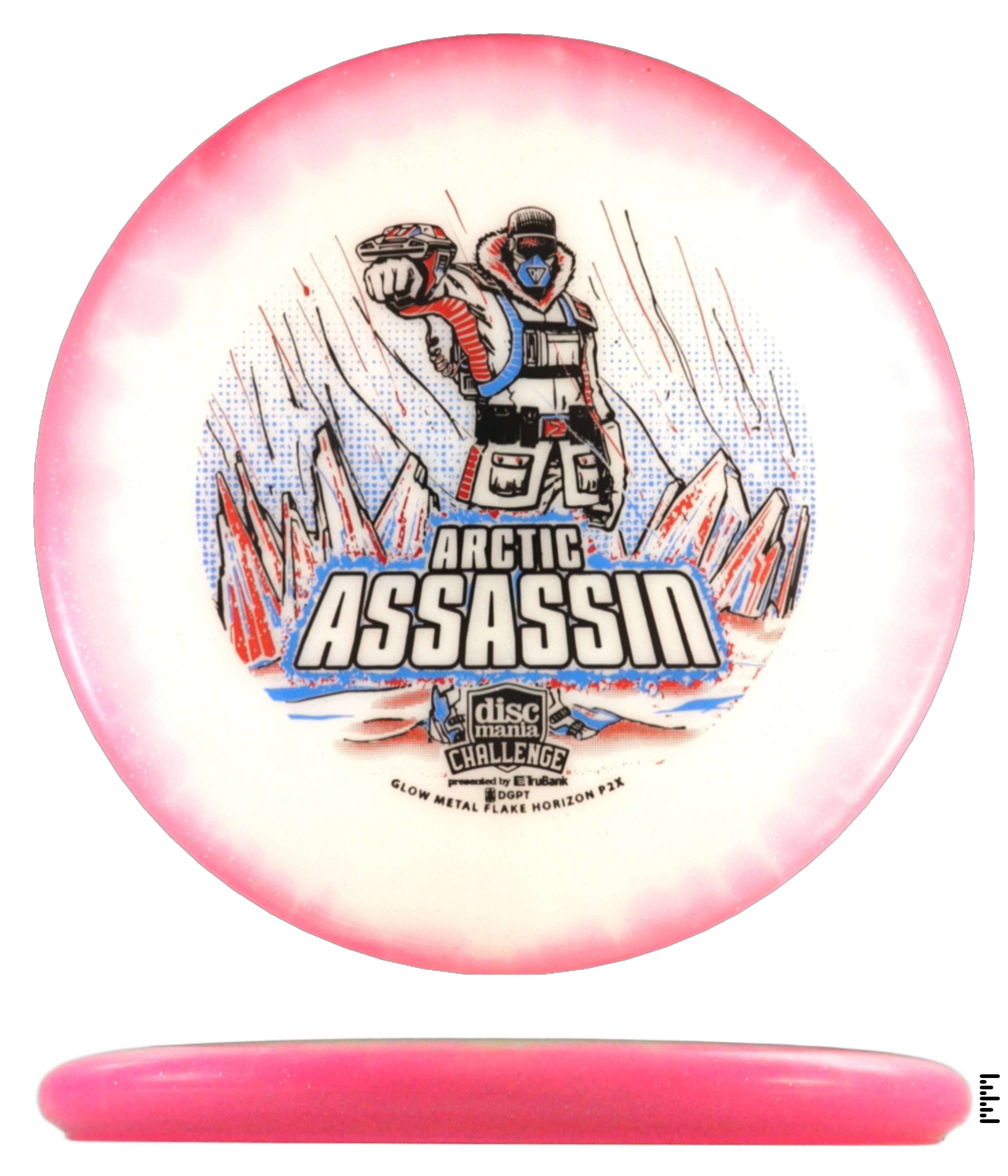 Discmania Challenge Fundraiser Arctic Assassin Metal Flake Horizon C-Line P2x