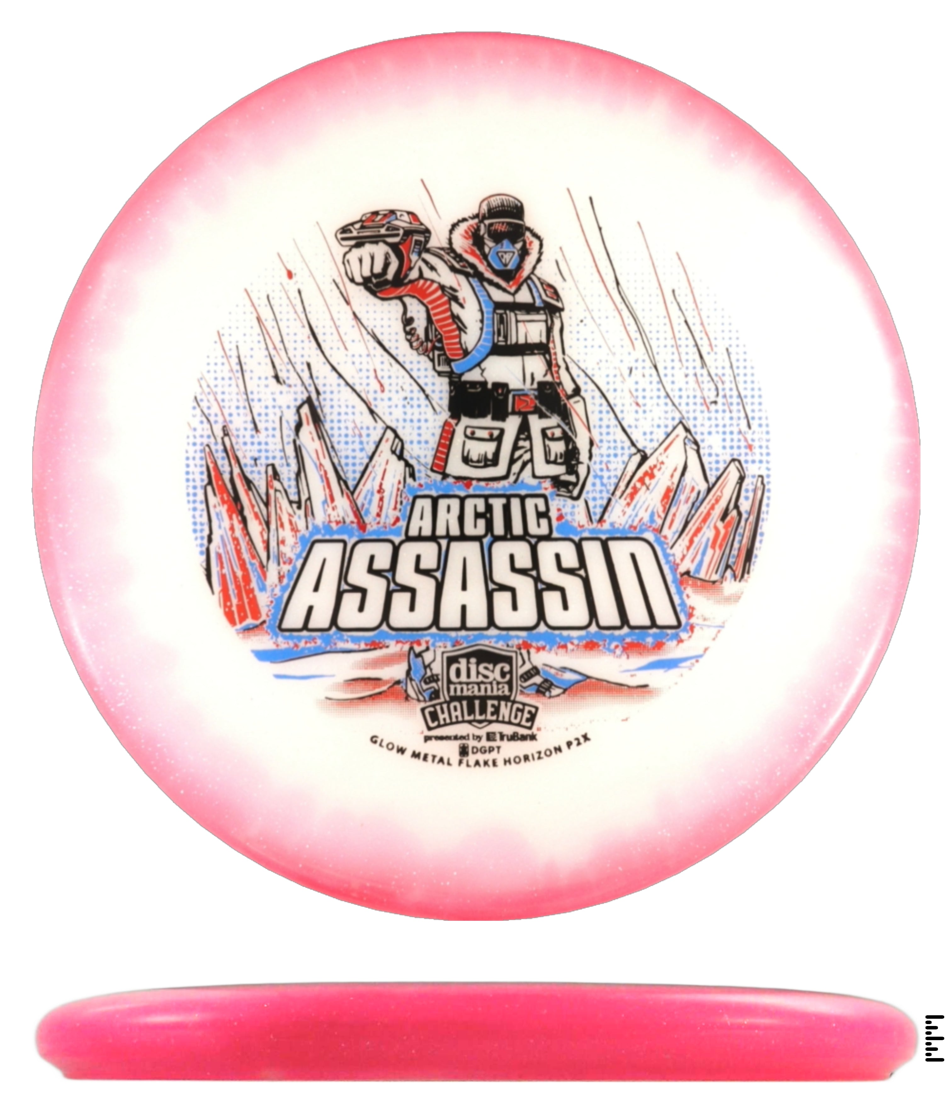 Discmania Challenge Fundraiser Arctic Assassin Metal Flake Horizon C-Line P2x
