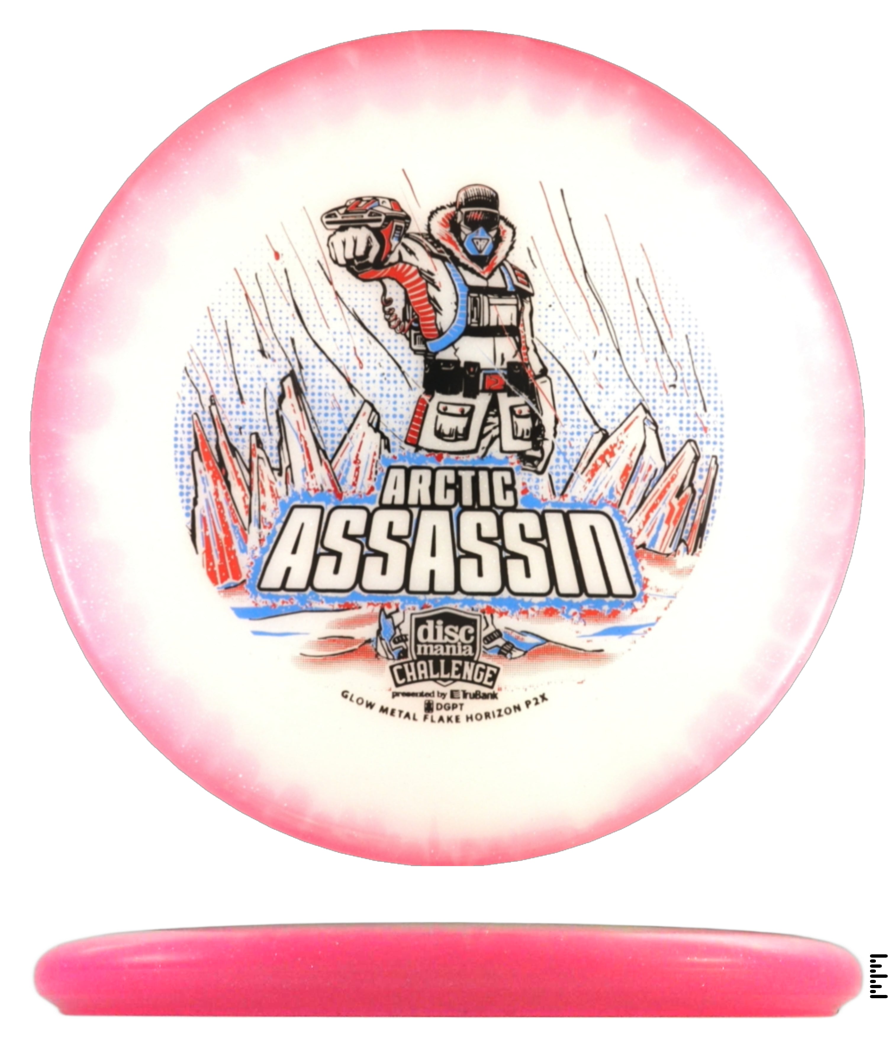 Discmania Challenge Fundraiser Arctic Assassin Metal Flake Horizon C-Line P2x
