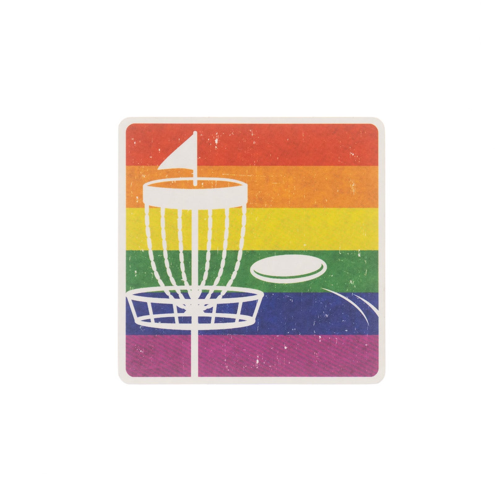 Rainbow Basket Sticker