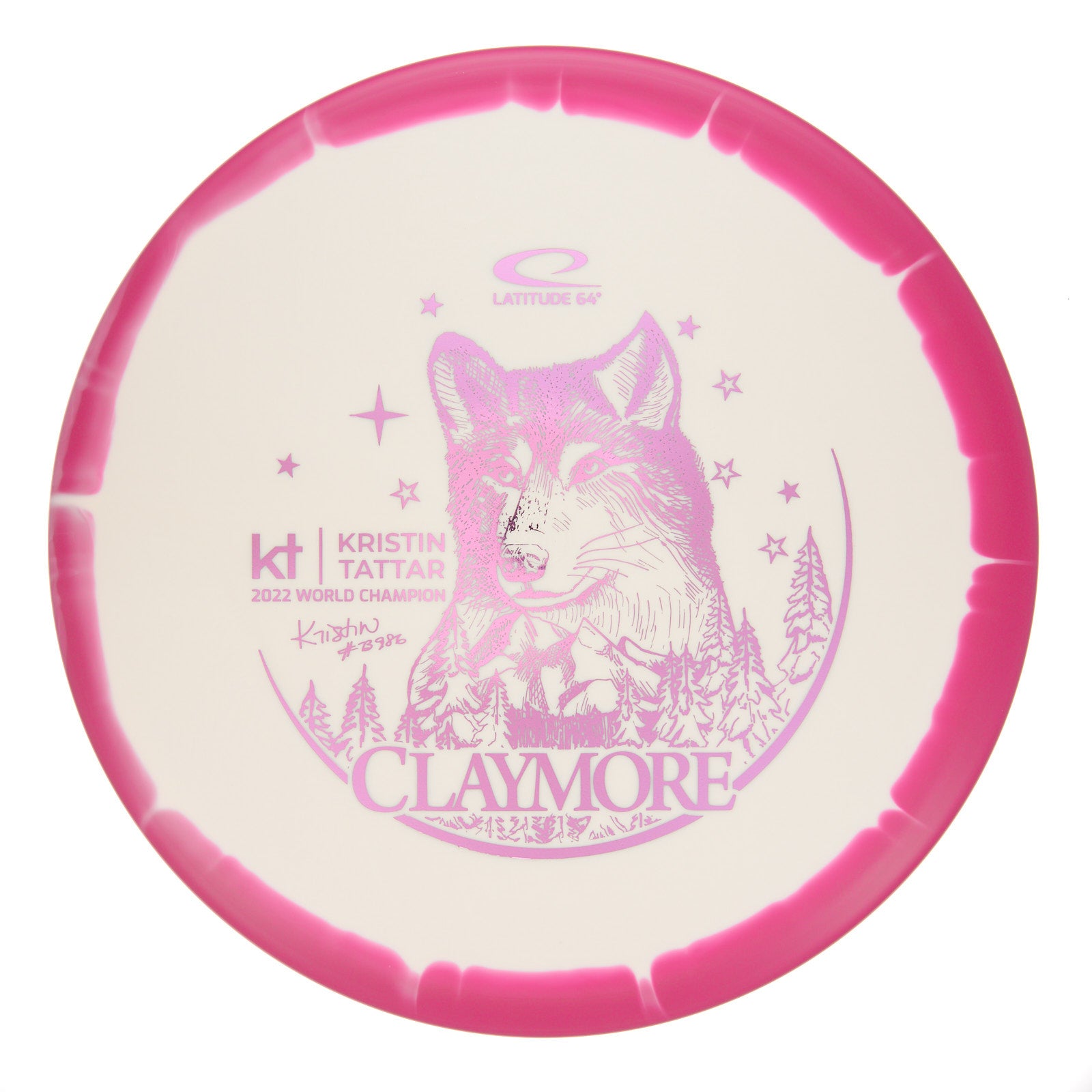 Kristin Tattar 2022 World Champion Gold Orbit Claymore