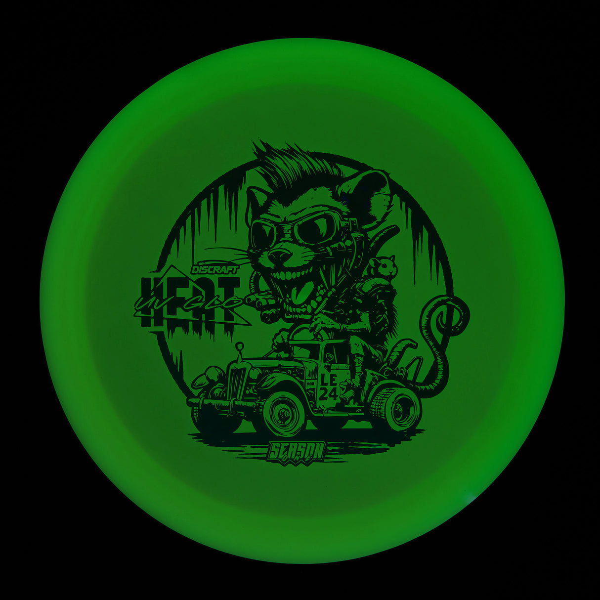 Discraft Heat - 2024 Ledgestone Season One UV Glo Z-Line 174g | Style 0004