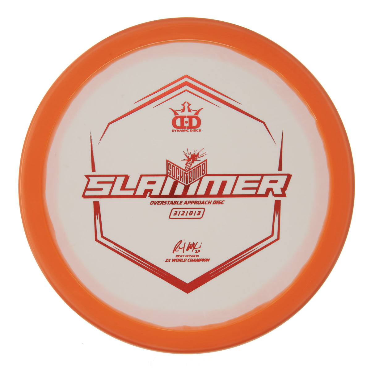 Dynamic Discs Sockibomb Slammer - Ignite Stamp V2 Classic Supreme Orbit 175g | Style 0023