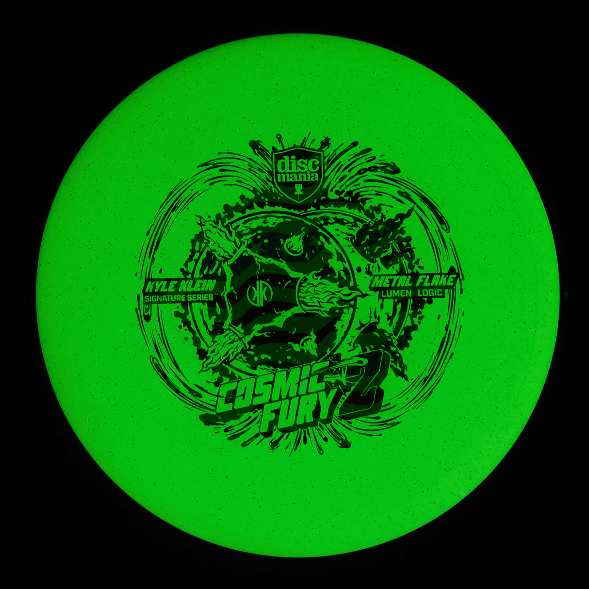 Discmania Logic - Cosmic Fury 2 Kyle Klein  Neo Metal Flake Lumen 175g | Style 0009