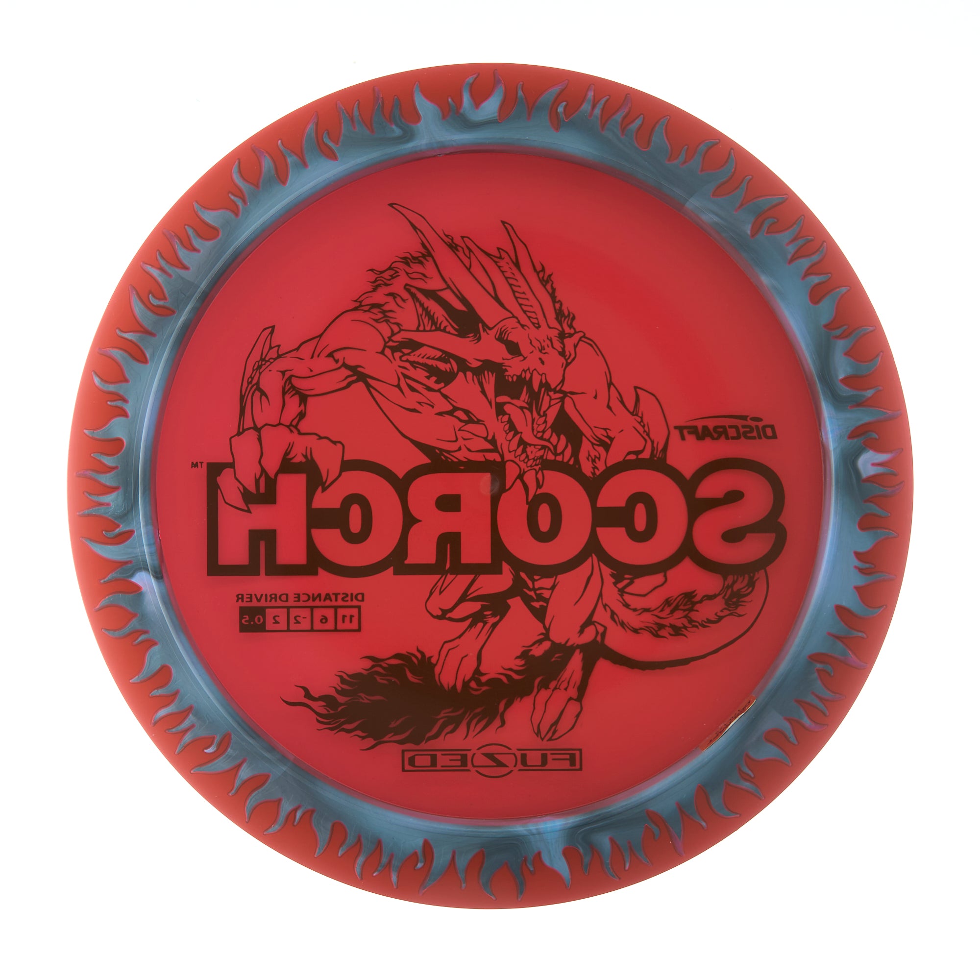 Flame Pattern Fuzed Line Scorch