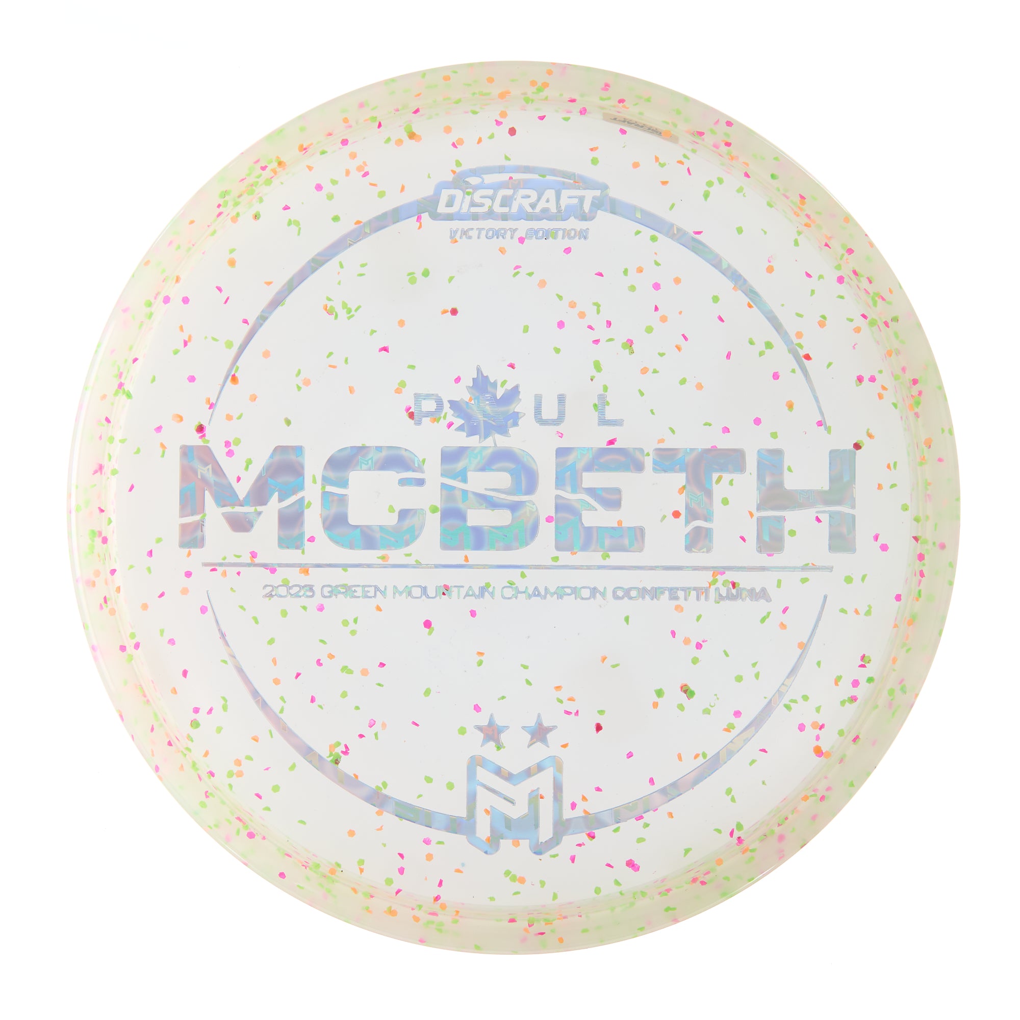 Paul McBeth 2025 Green Mountain Champion Victory Edition Confetti Luna