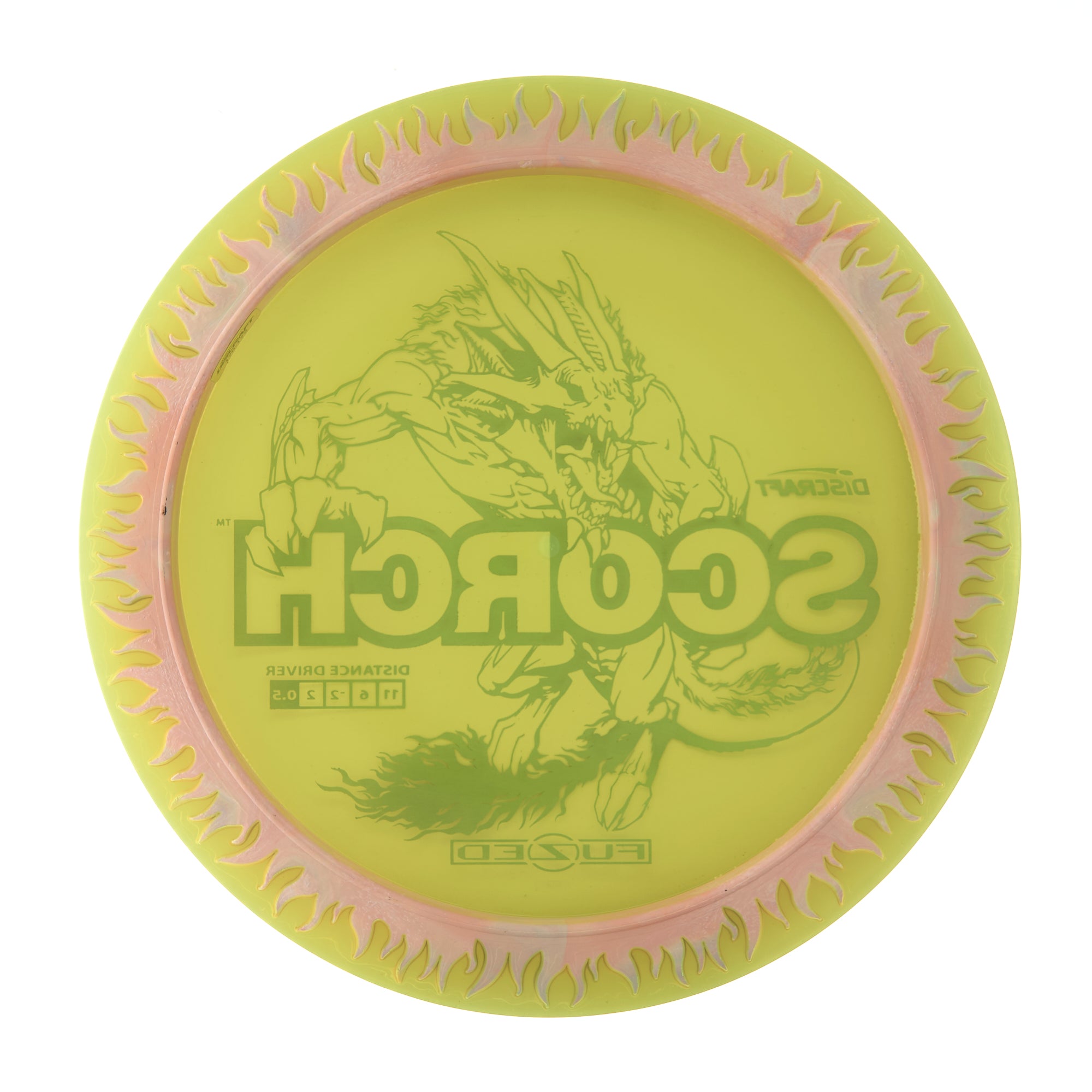 Flame Pattern Fuzed Line Scorch