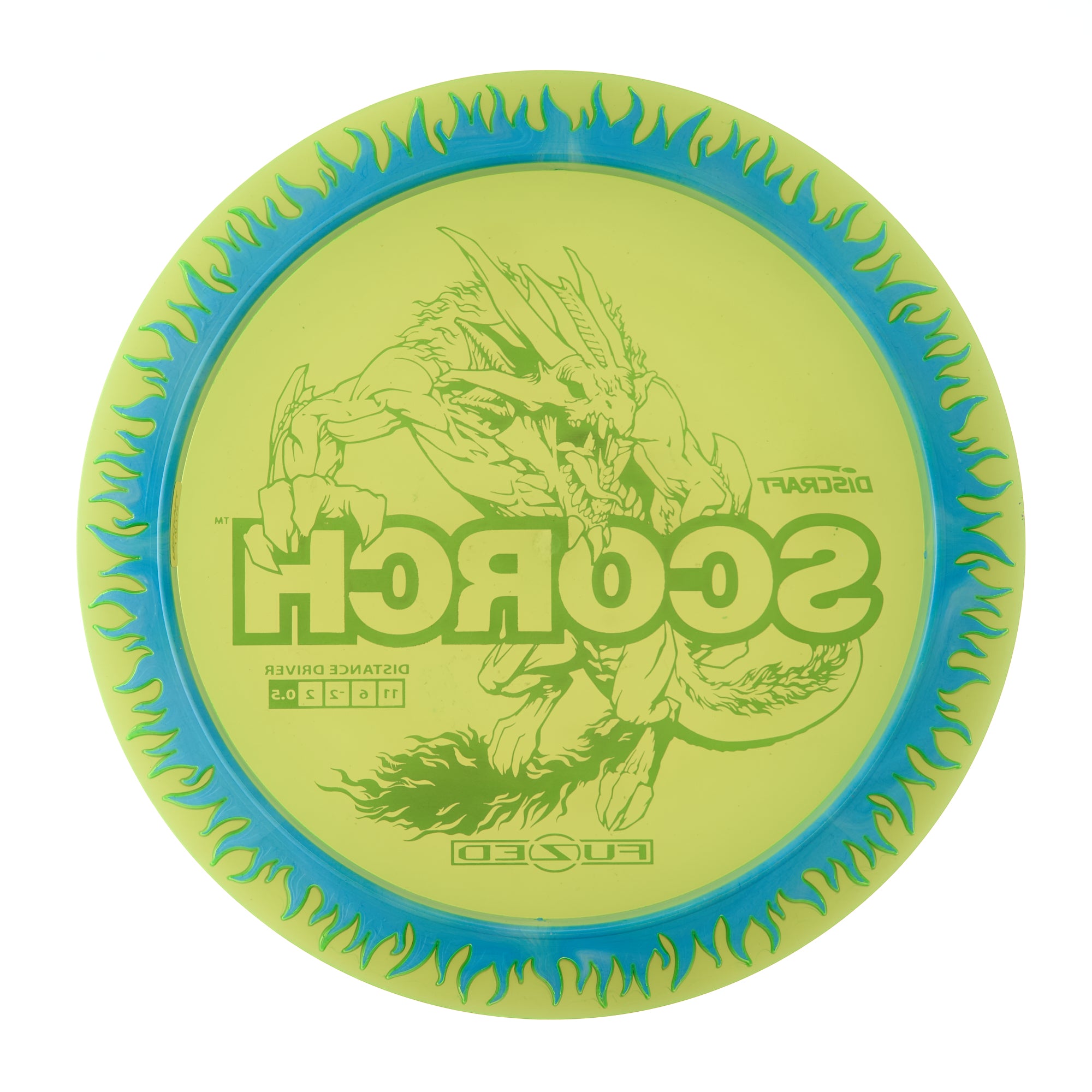 Flame Pattern Fuzed Line Scorch