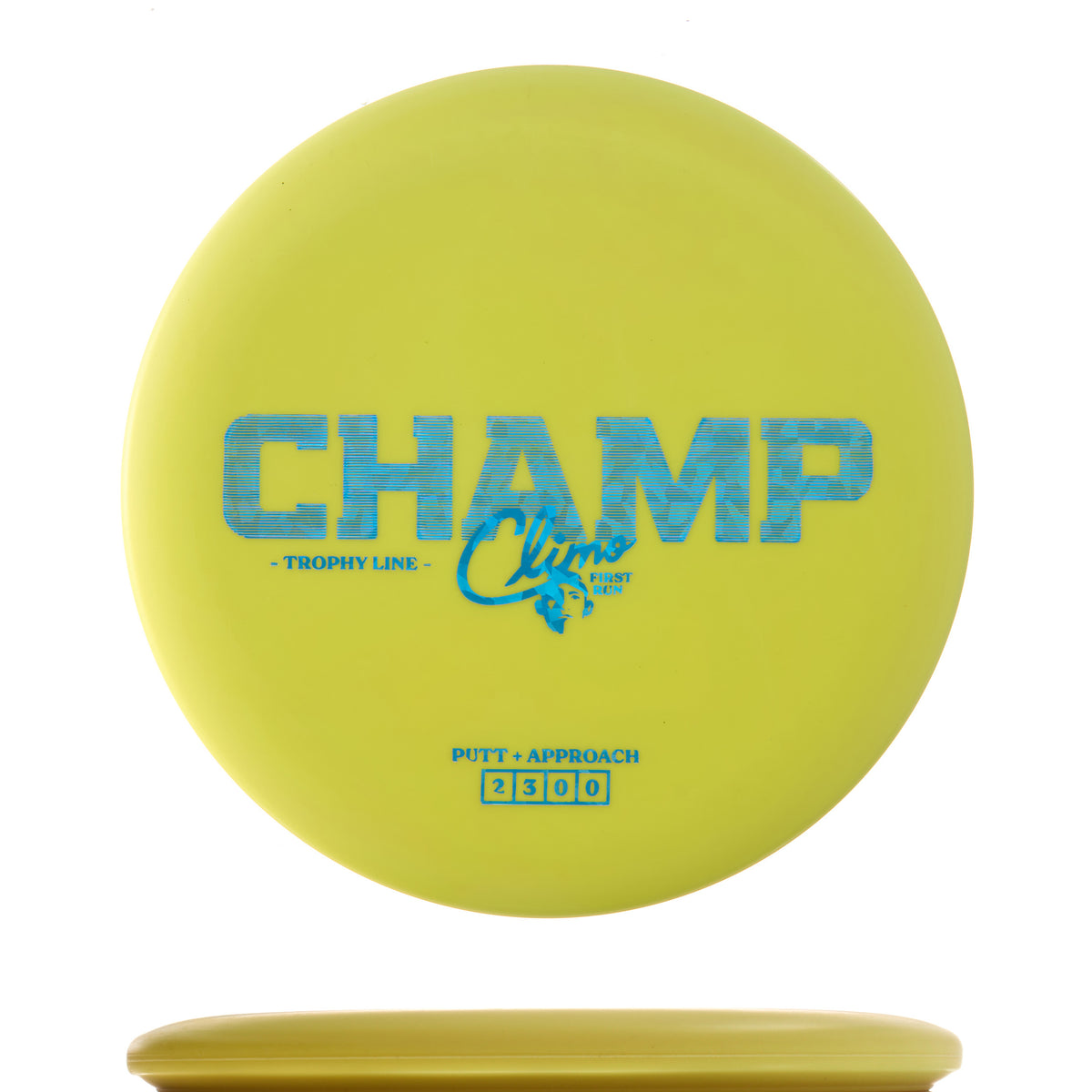 First Run Trophy Line Champ