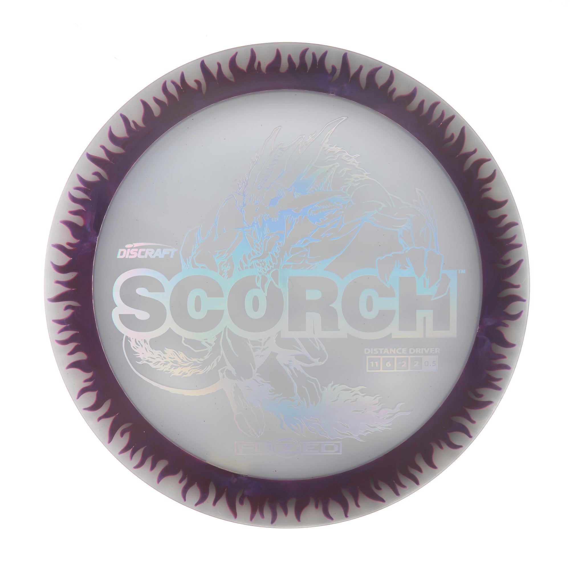 Flame Pattern Fuzed Line Scorch