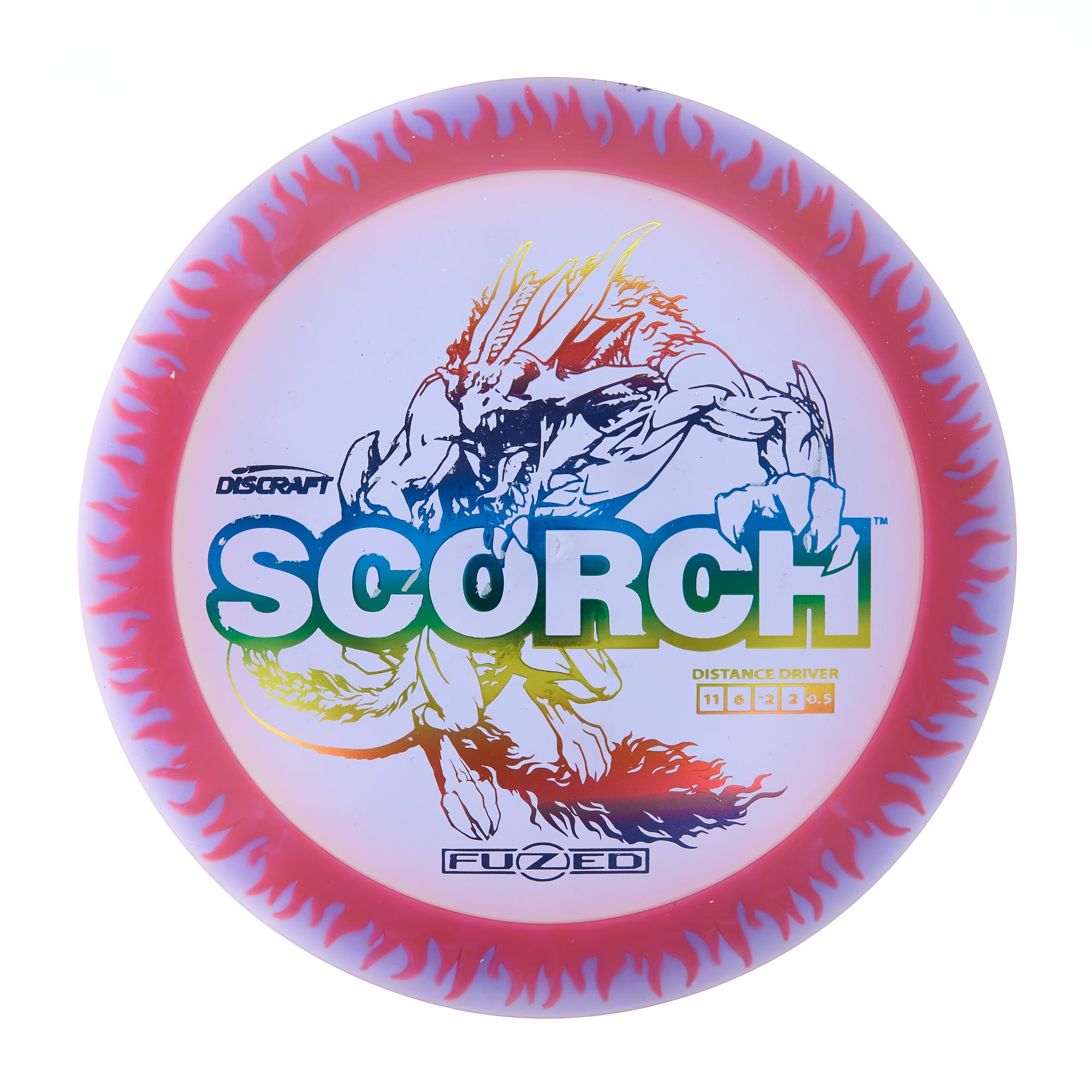 Flame Pattern Fuzed Line Scorch