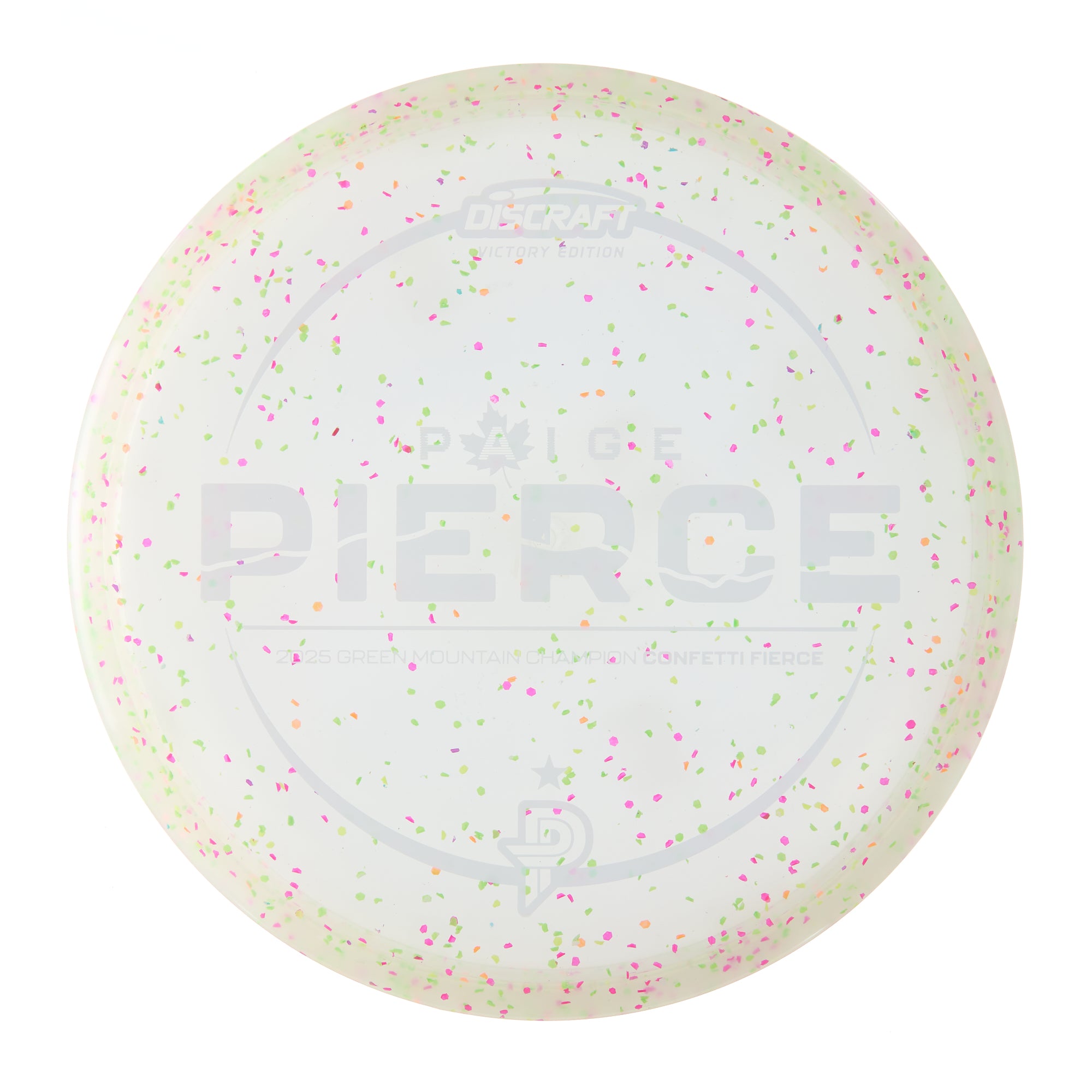 Paige Pierce 2025 Green Mountain Champion Victory Edition Confetti Fierce