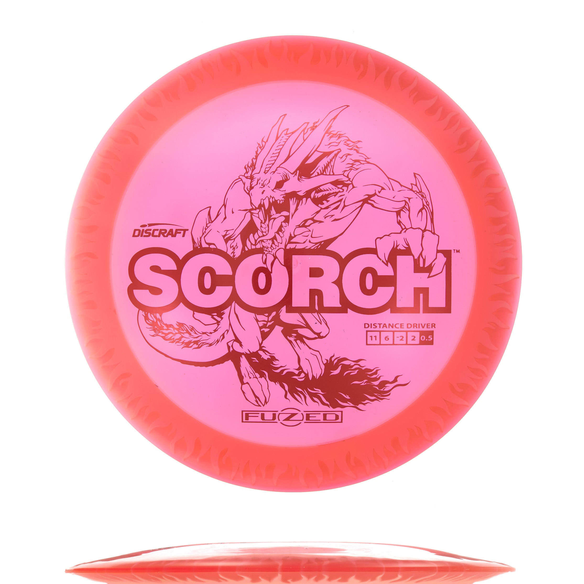 Flame Pattern Fuzed Line Scorch