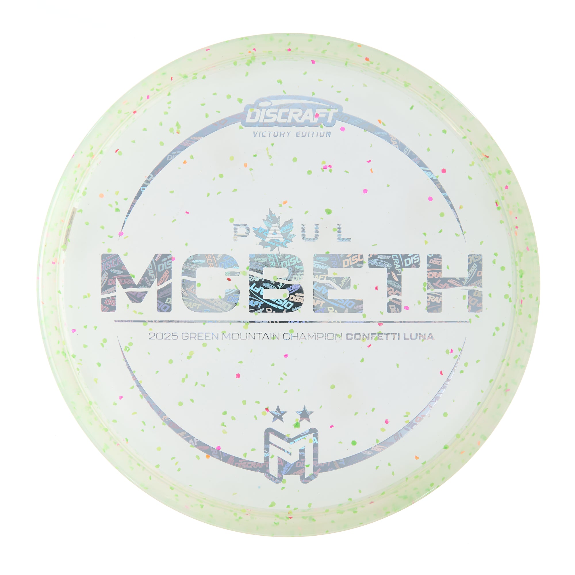 Paul McBeth 2025 Green Mountain Champion Victory Edition Confetti Luna