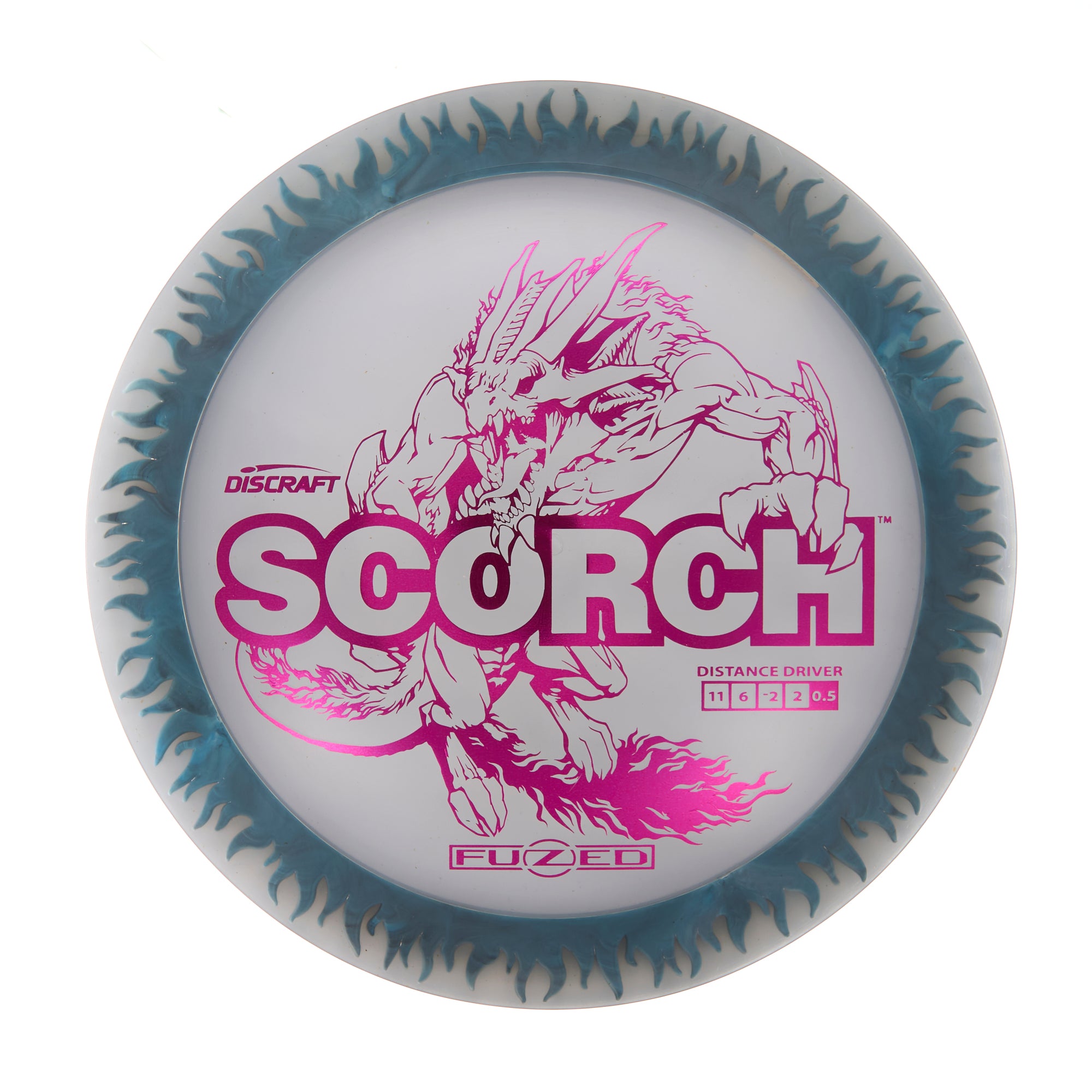 Flame Pattern Fuzed Line Scorch