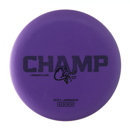 First Run Trophy Line Champ