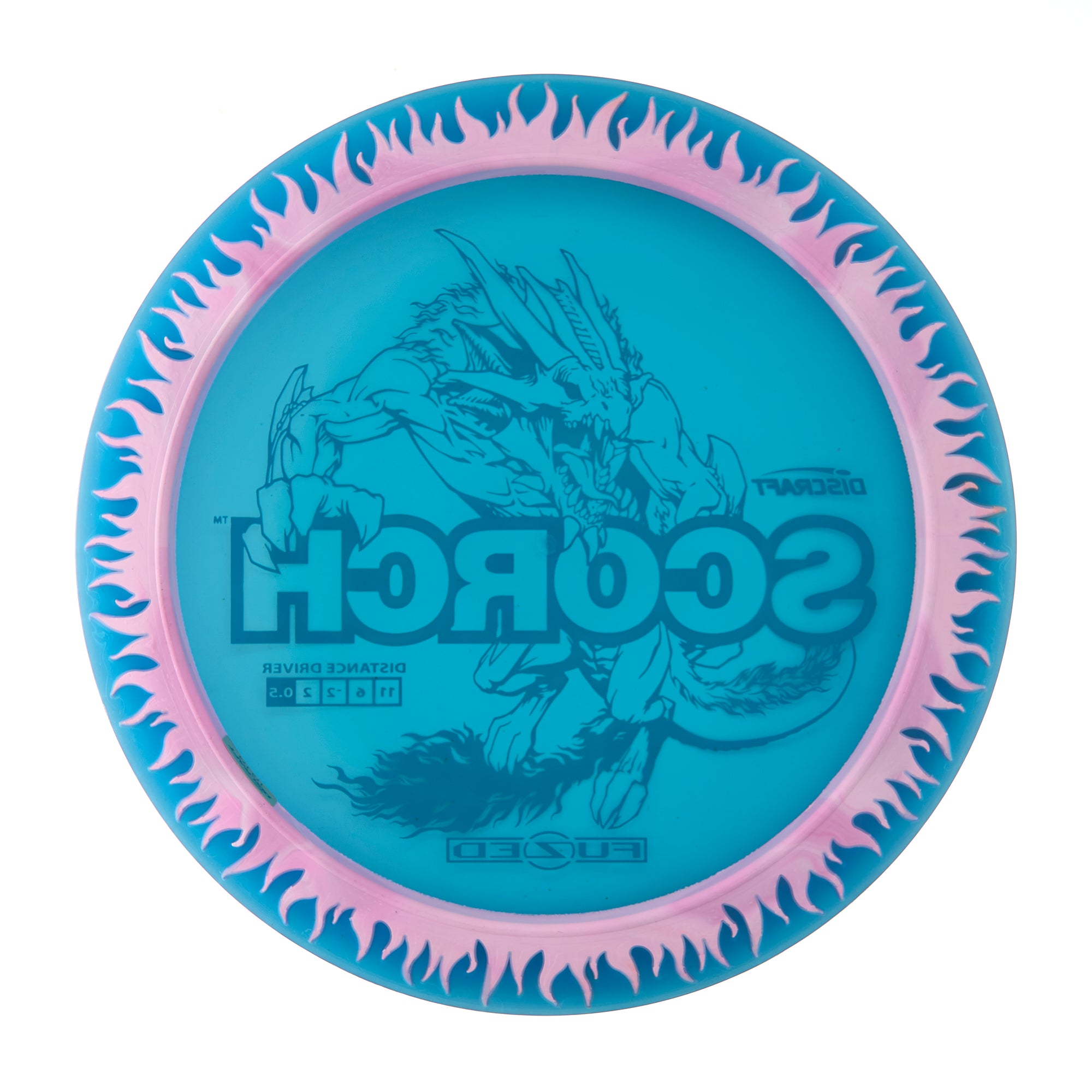 Flame Pattern Fuzed Line Scorch