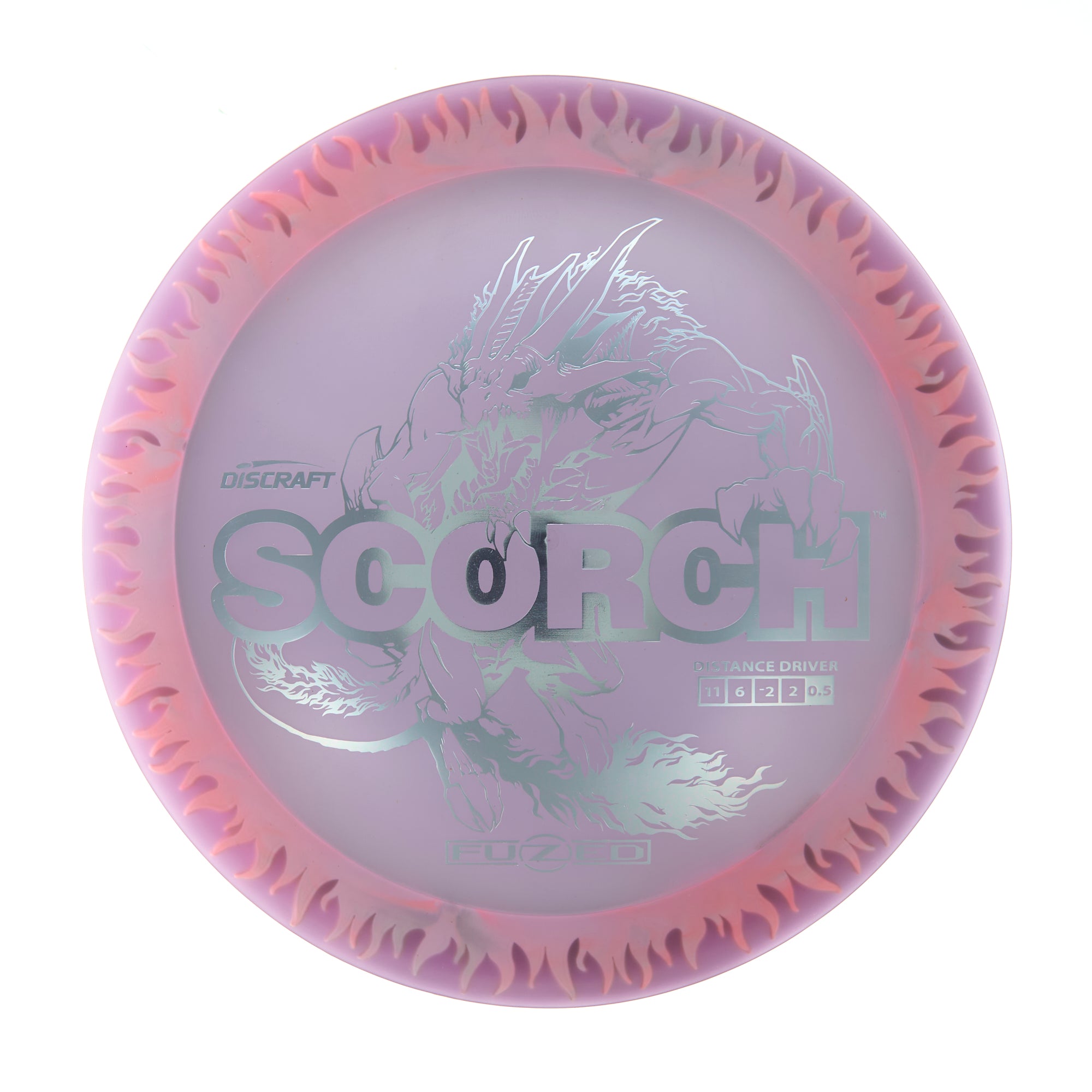 Flame Pattern Fuzed Line Scorch