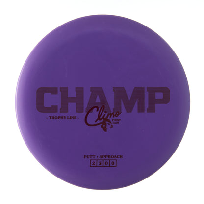 First Run Trophy Line Champ