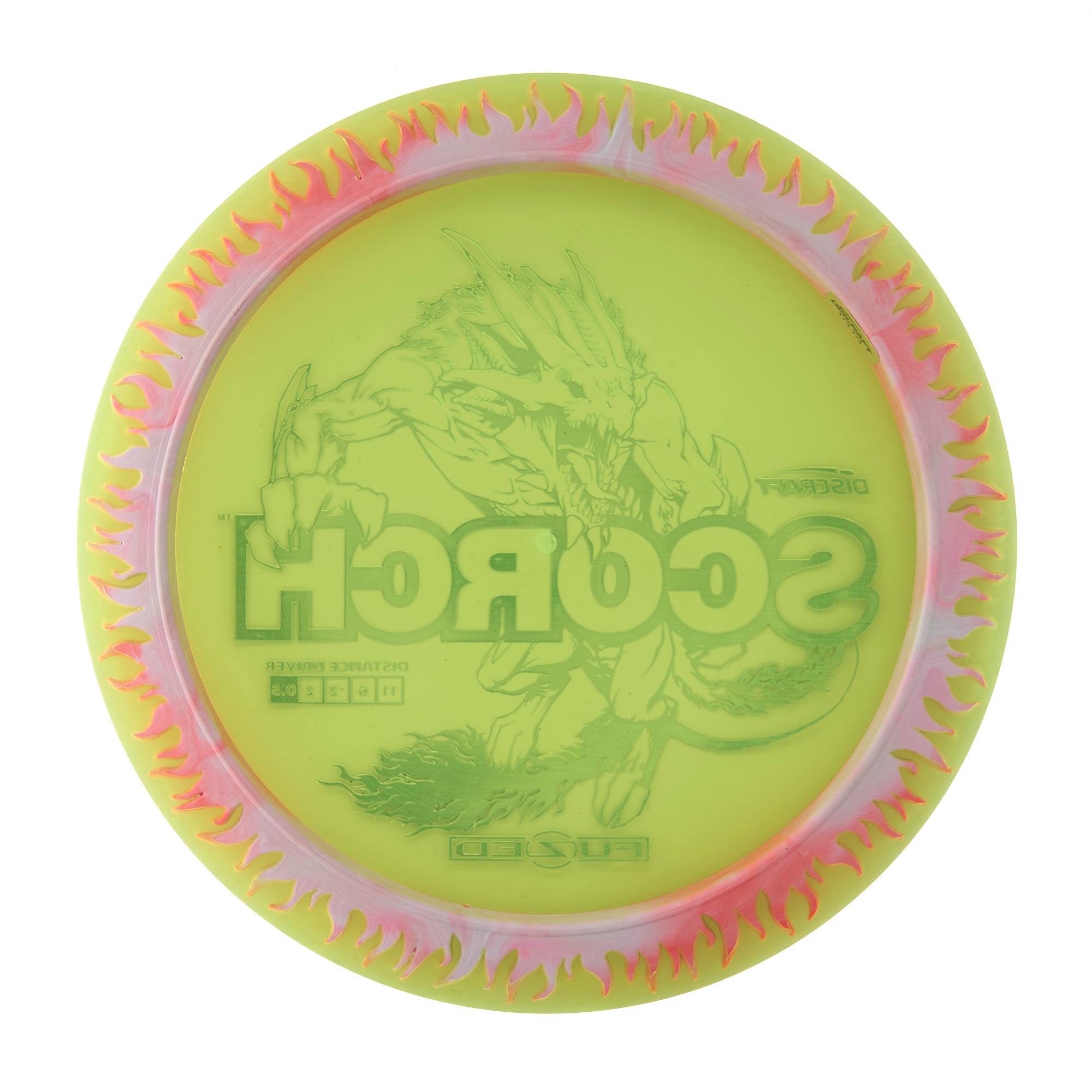 Flame Pattern Fuzed Line Scorch