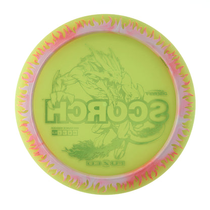 Flame Pattern Fuzed Line Scorch