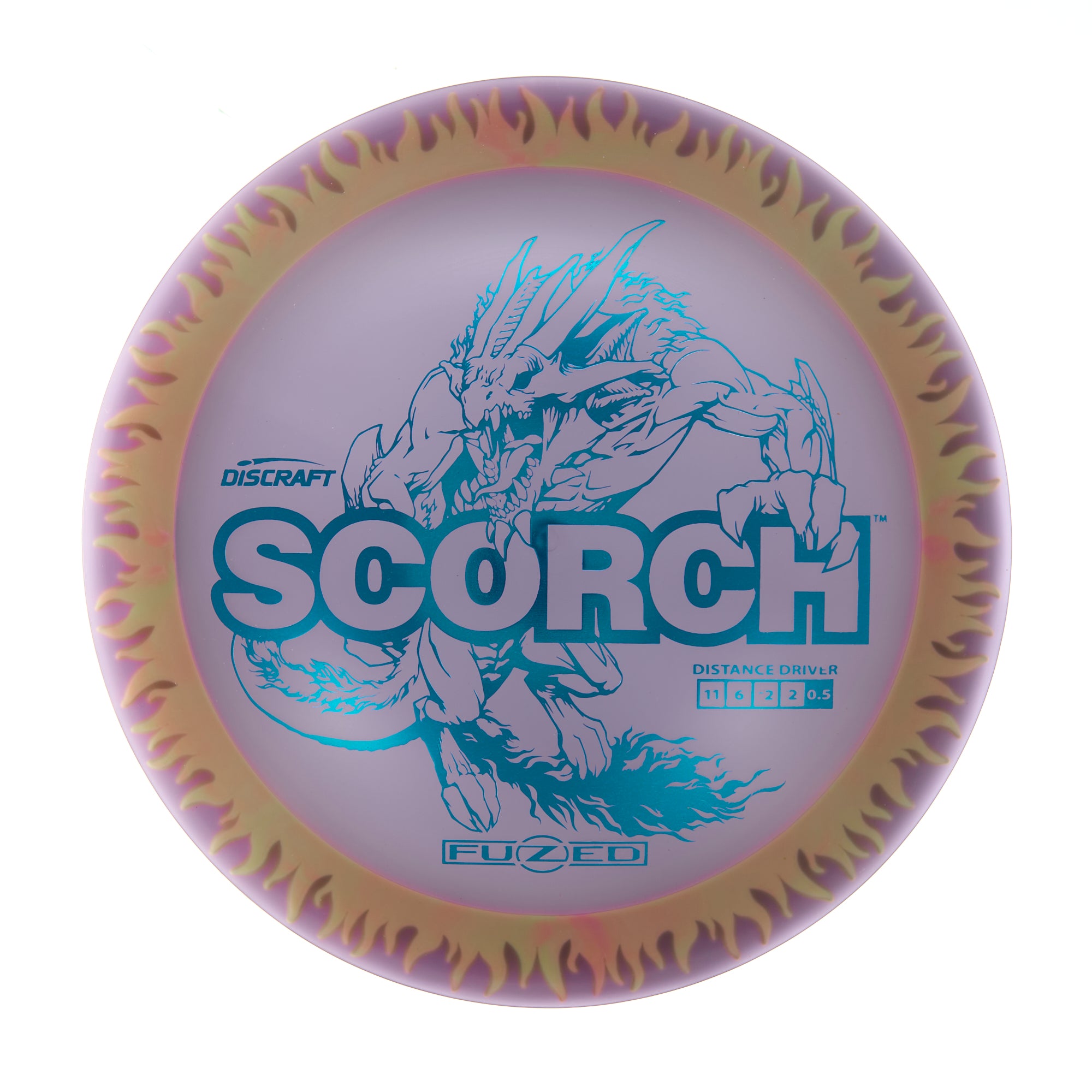 Flame Pattern Fuzed Line Scorch