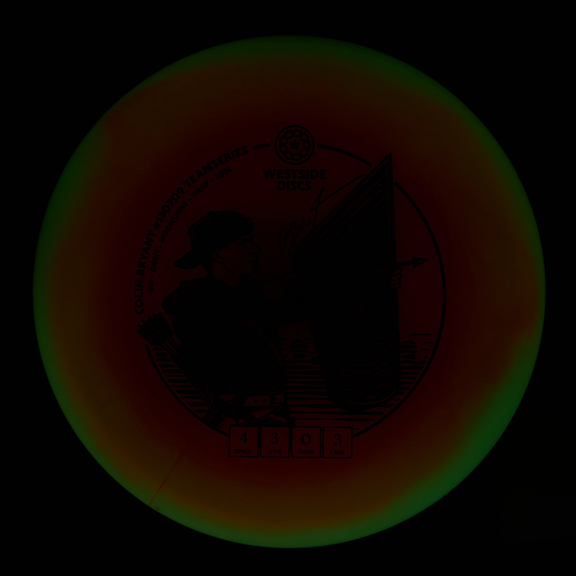 Colin Bryant Team Series Glow VIP Moonshine Orbit Harp