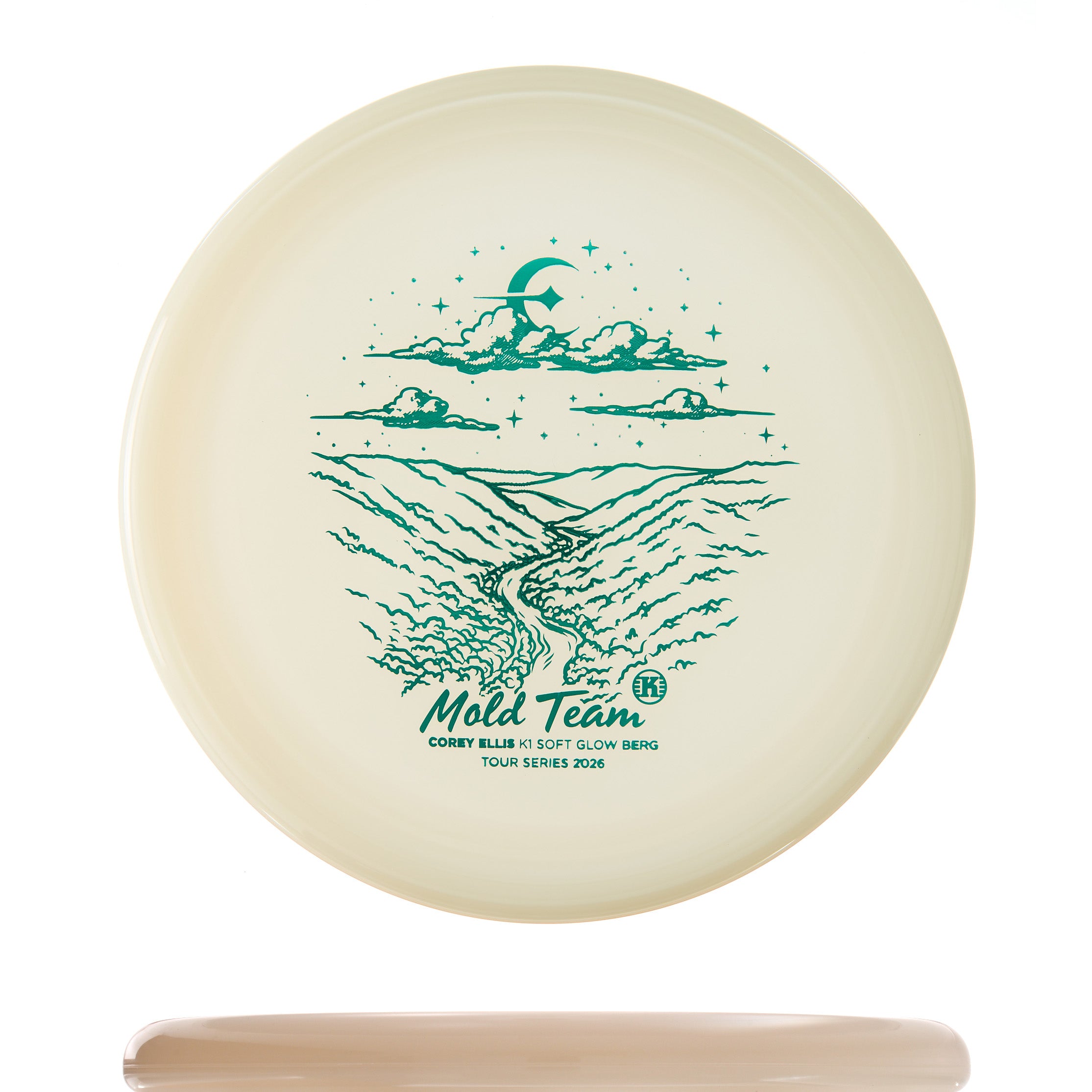 Corey Ellis Tour Series 2026 Mold Team K1 Soft Glow Berg