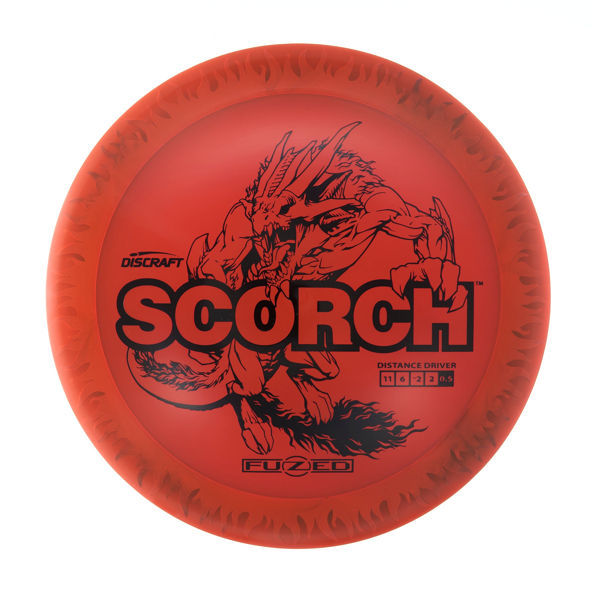 Flame Pattern Fuzed Line Scorch