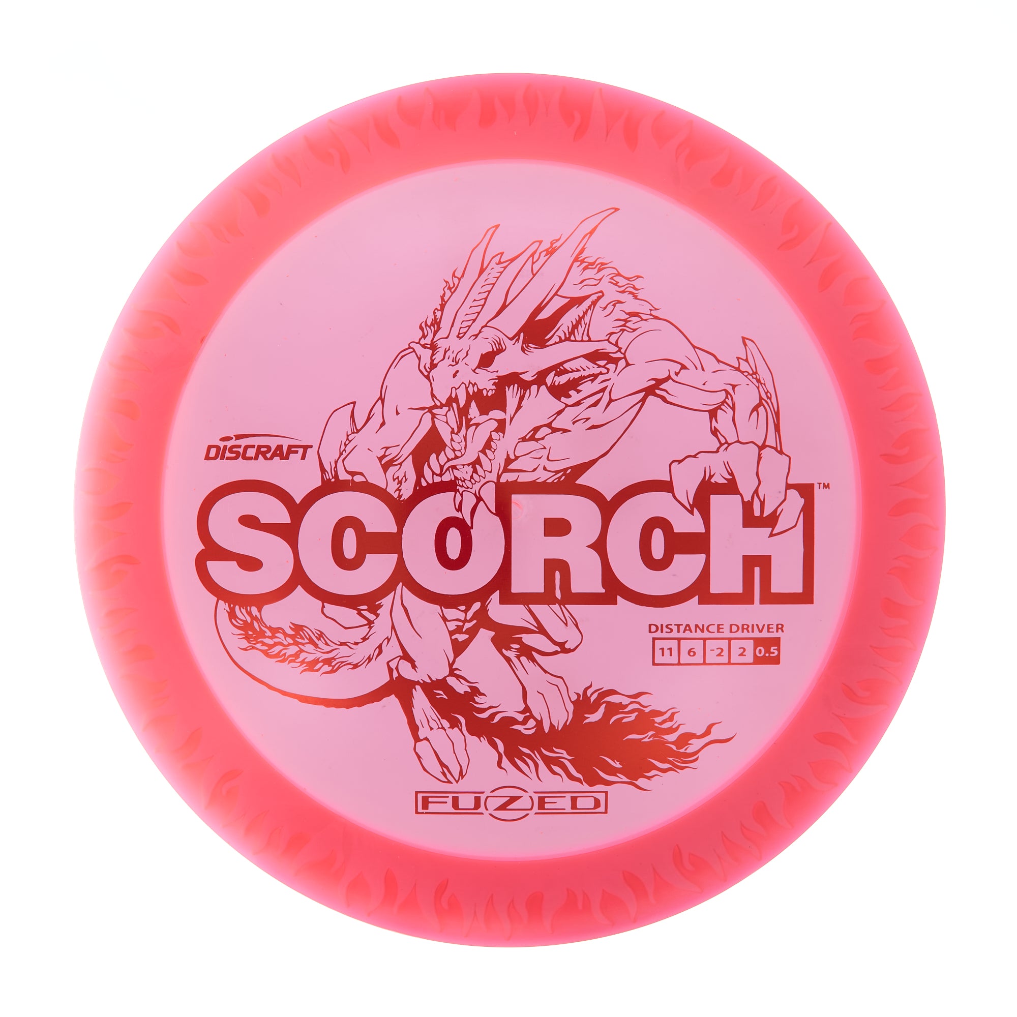 Flame Pattern Fuzed Line Scorch