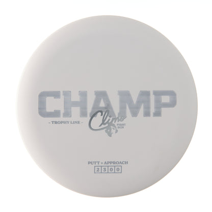 First Run Trophy Line Champ