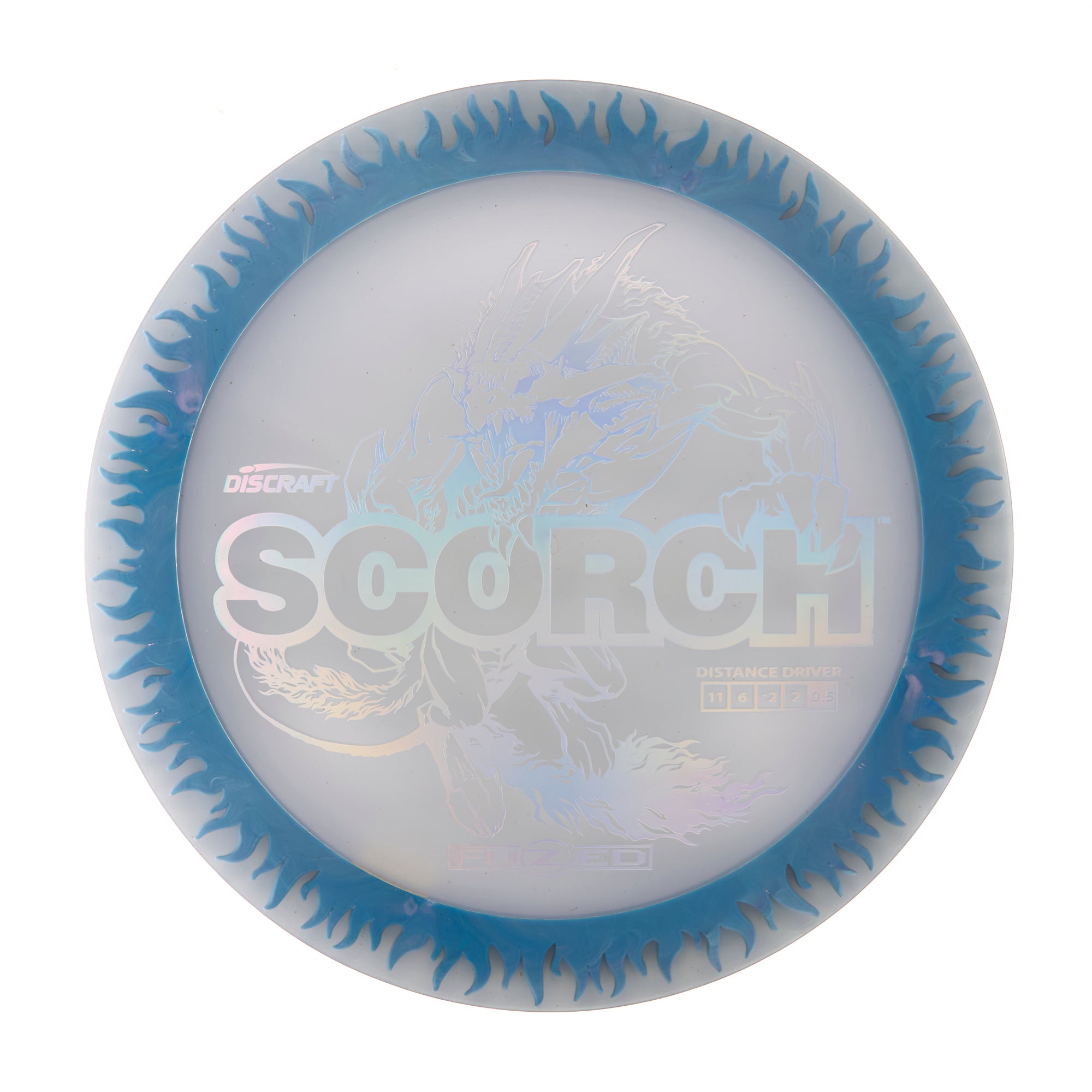 Flame Pattern Fuzed Line Scorch