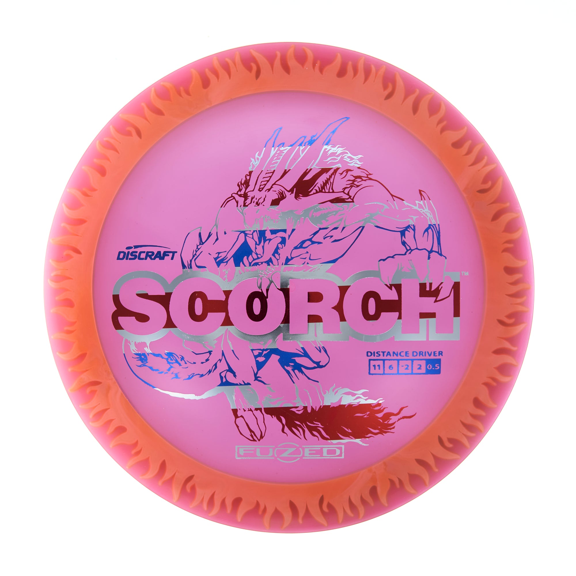 Flame Pattern Fuzed Line Scorch