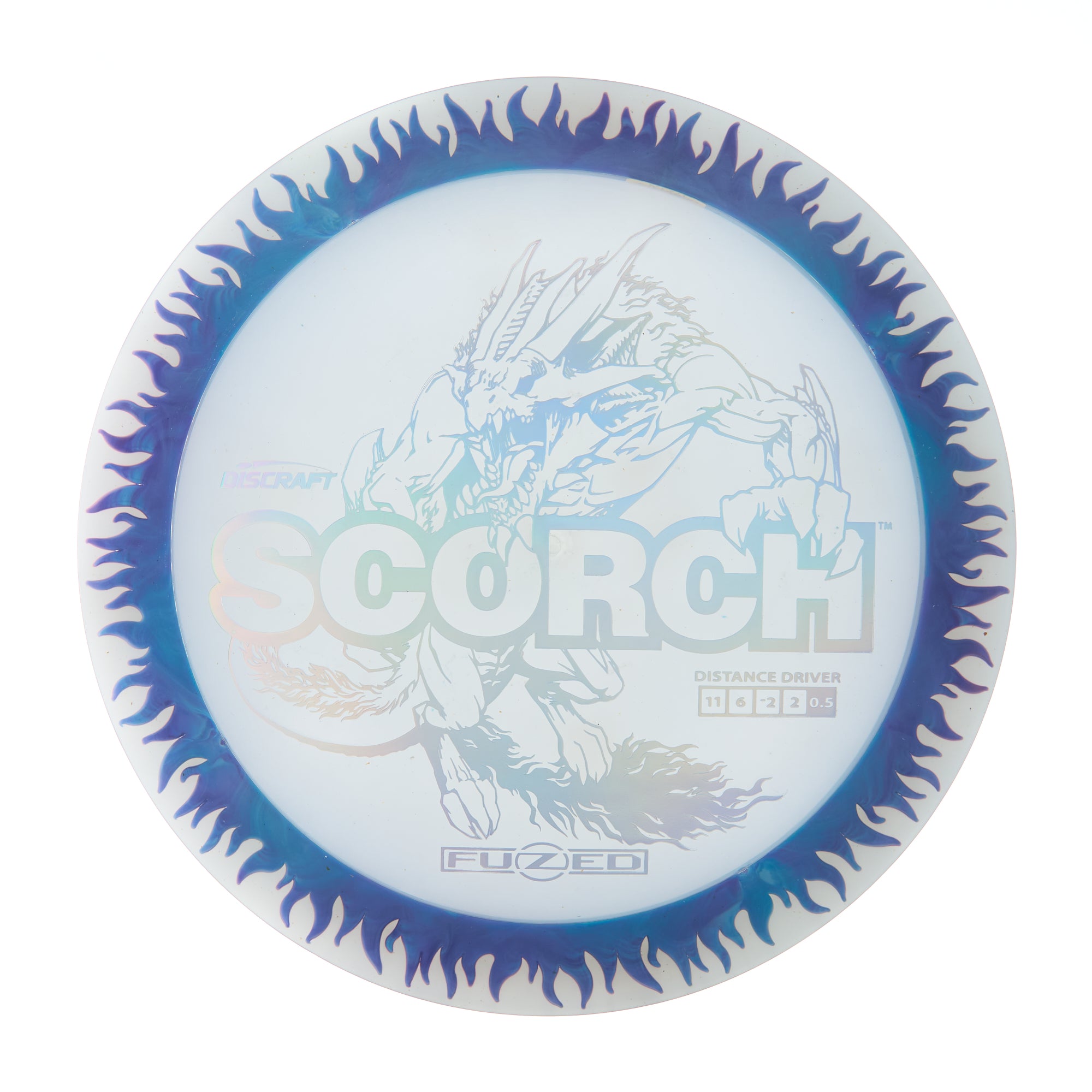 Flame Pattern Fuzed Line Scorch