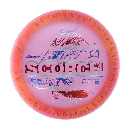 Flame Pattern Fuzed Line Scorch