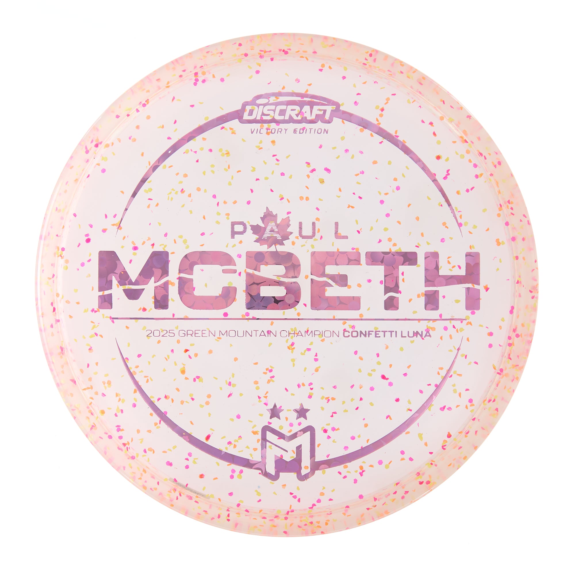 Paul McBeth 2025 Green Mountain Champion Victory Edition Confetti Luna