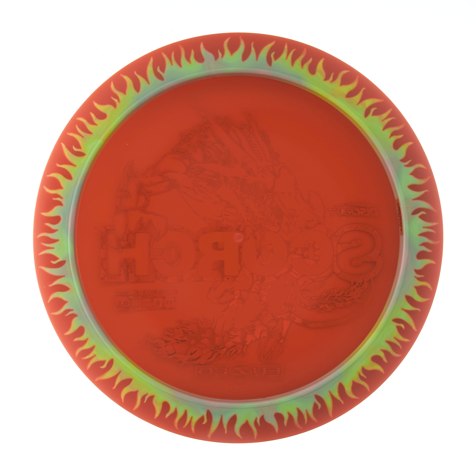 Flame Pattern Fuzed Line Scorch