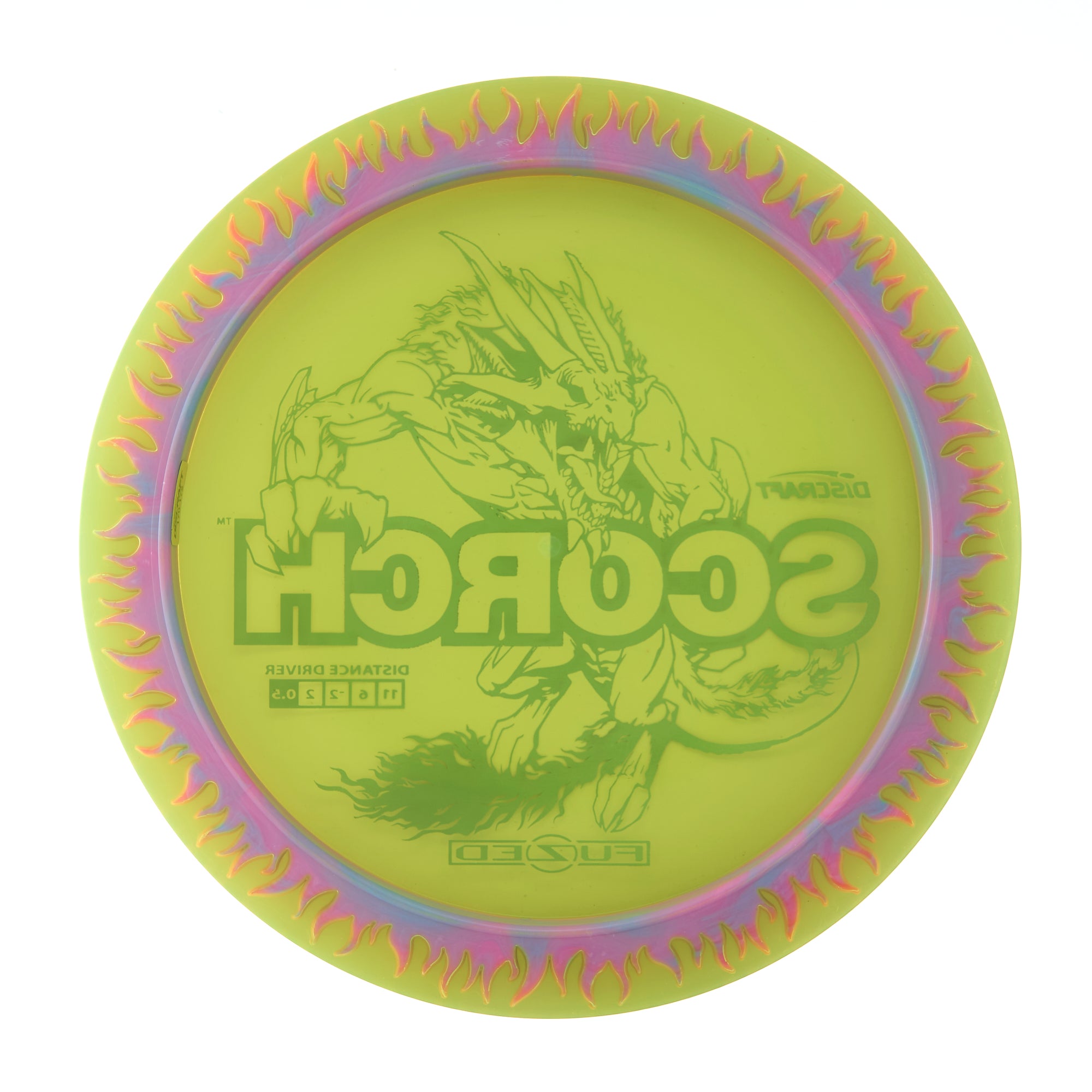 Flame Pattern Fuzed Line Scorch