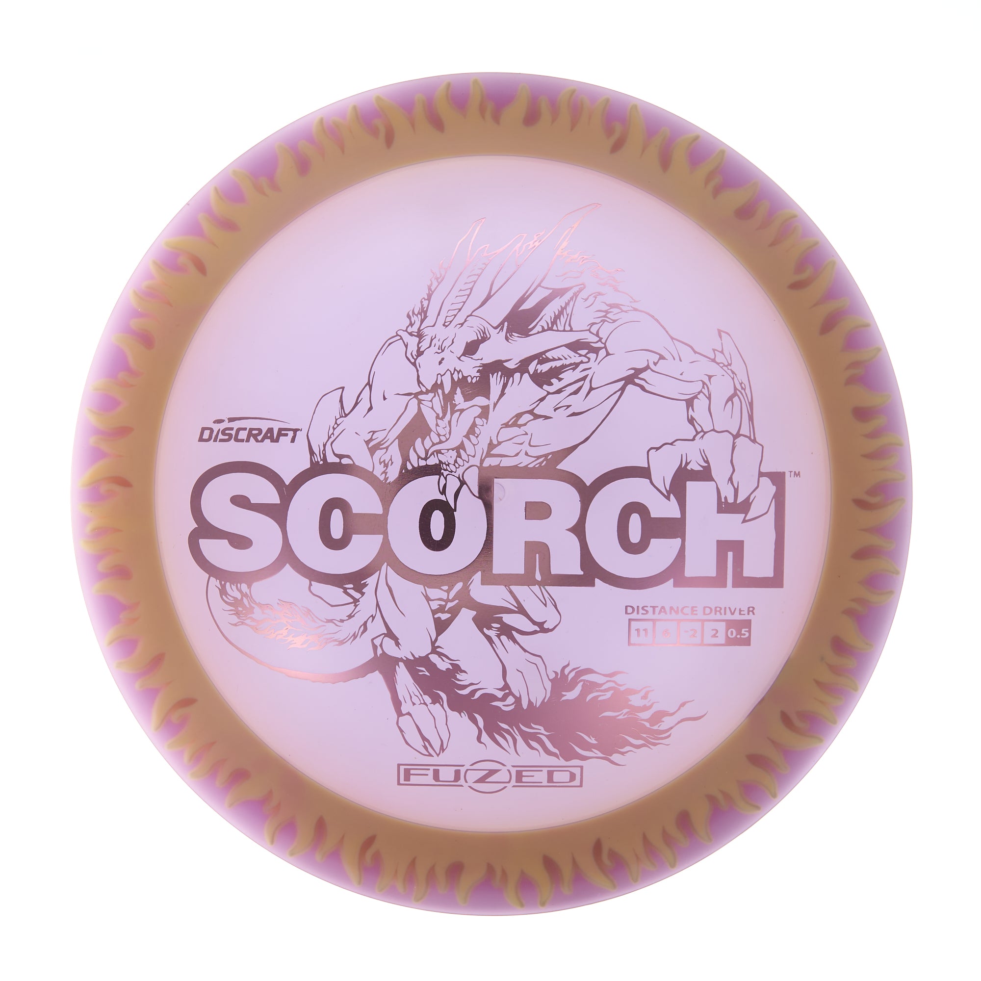 Flame Pattern Fuzed Line Scorch