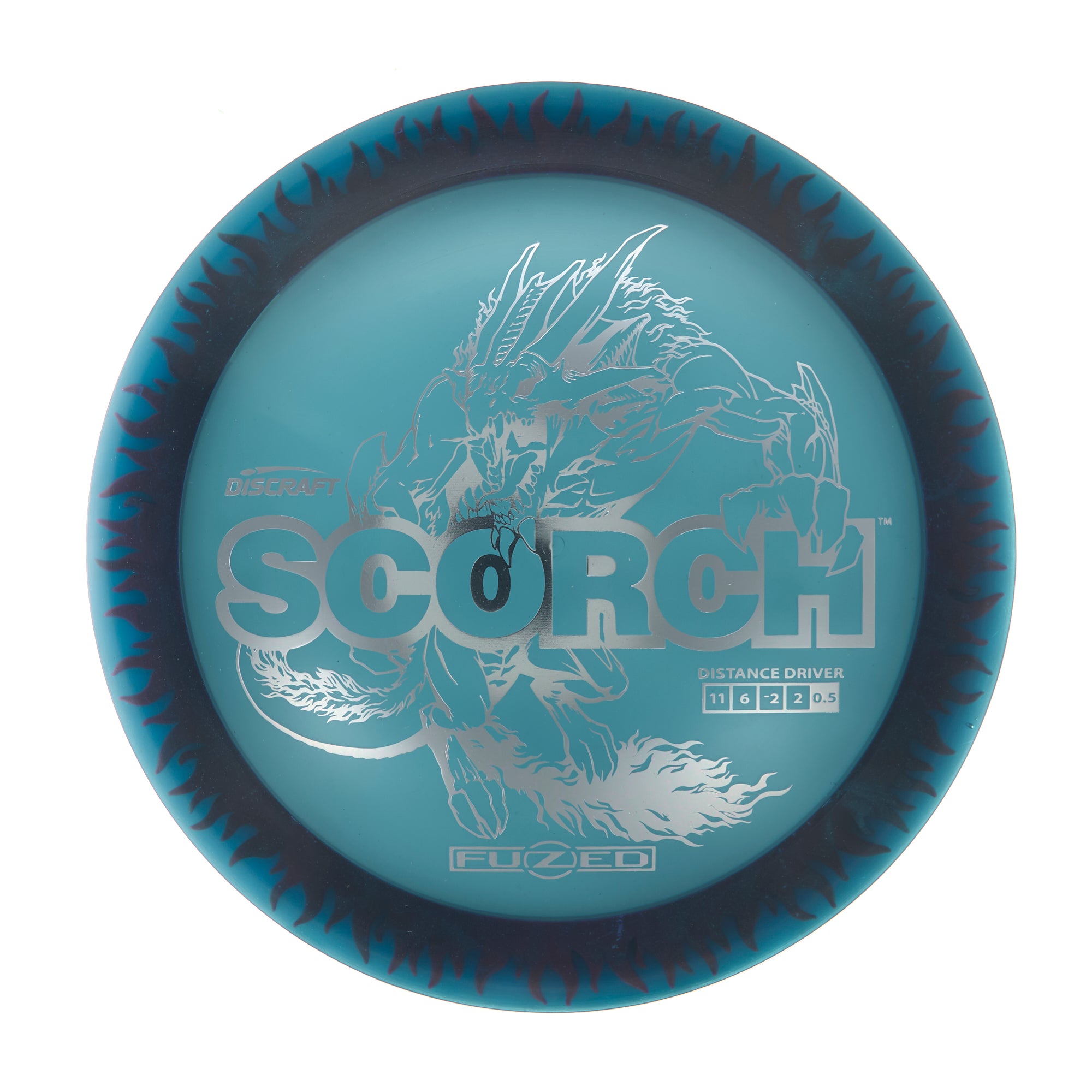 Flame Pattern Fuzed Line Scorch