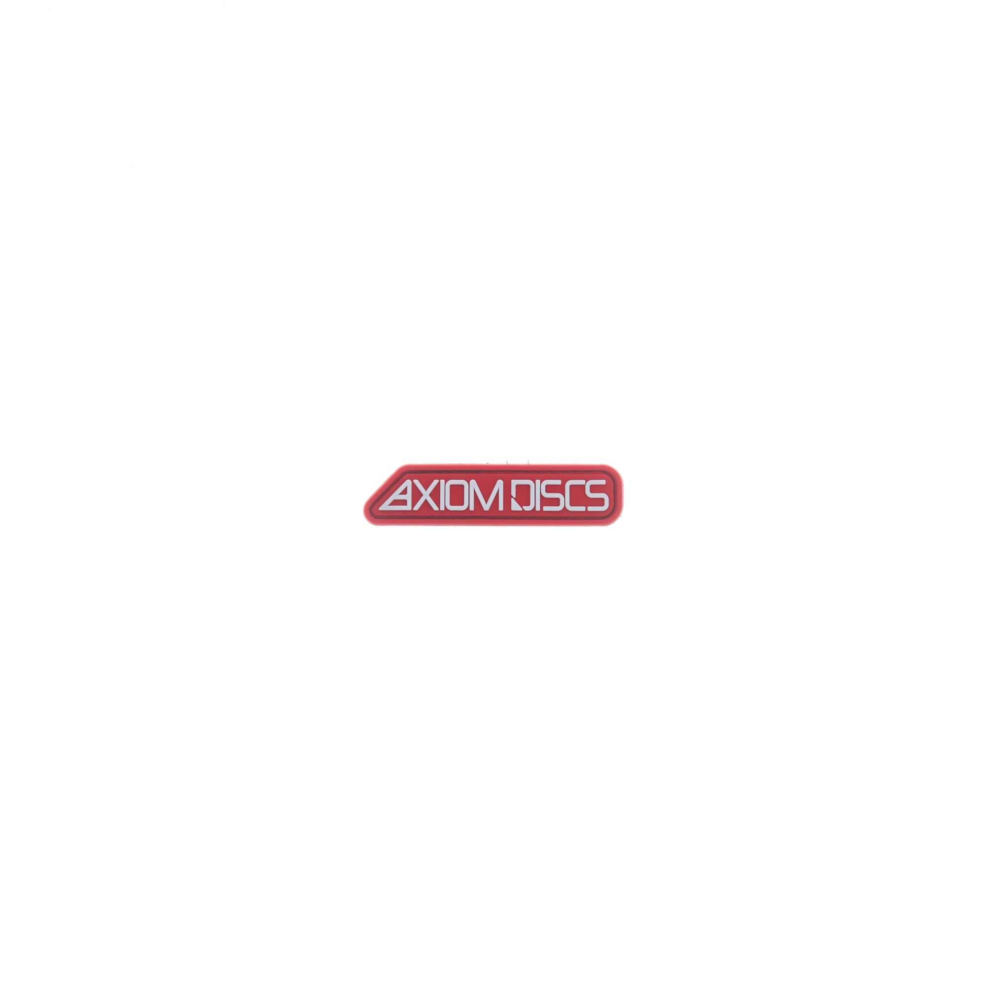 Axiom Bar Logo Velcro Patch Red