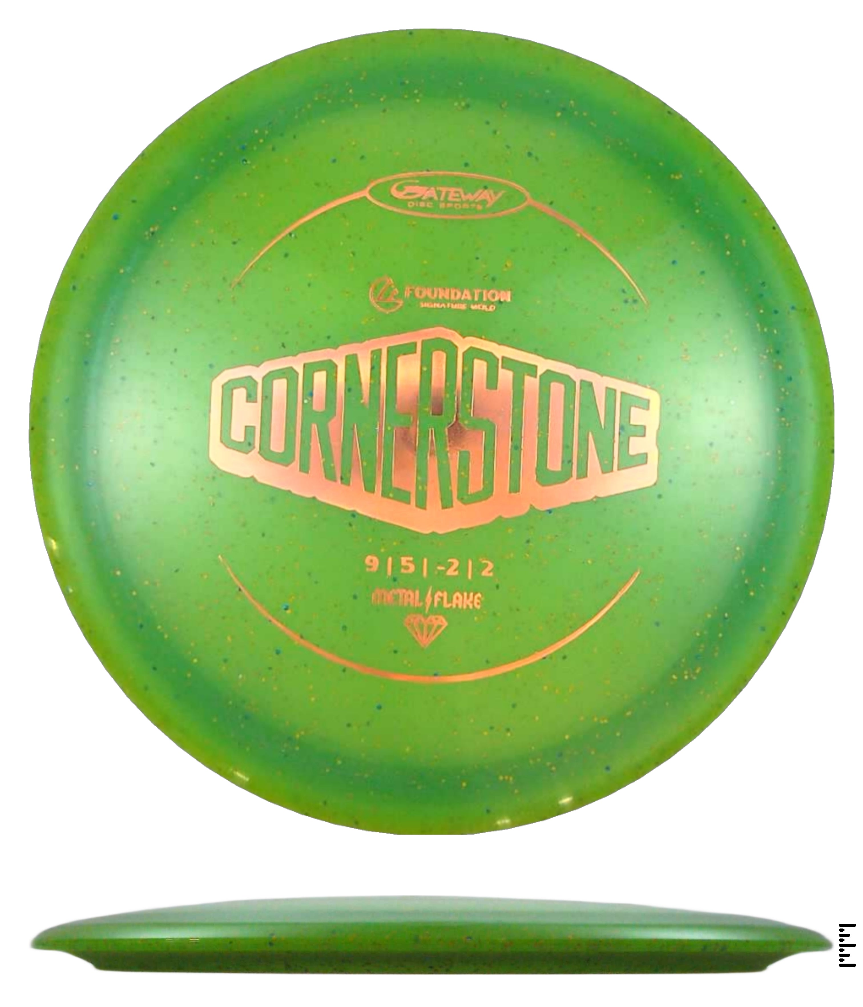 Diamond Metal Flake CornerStone