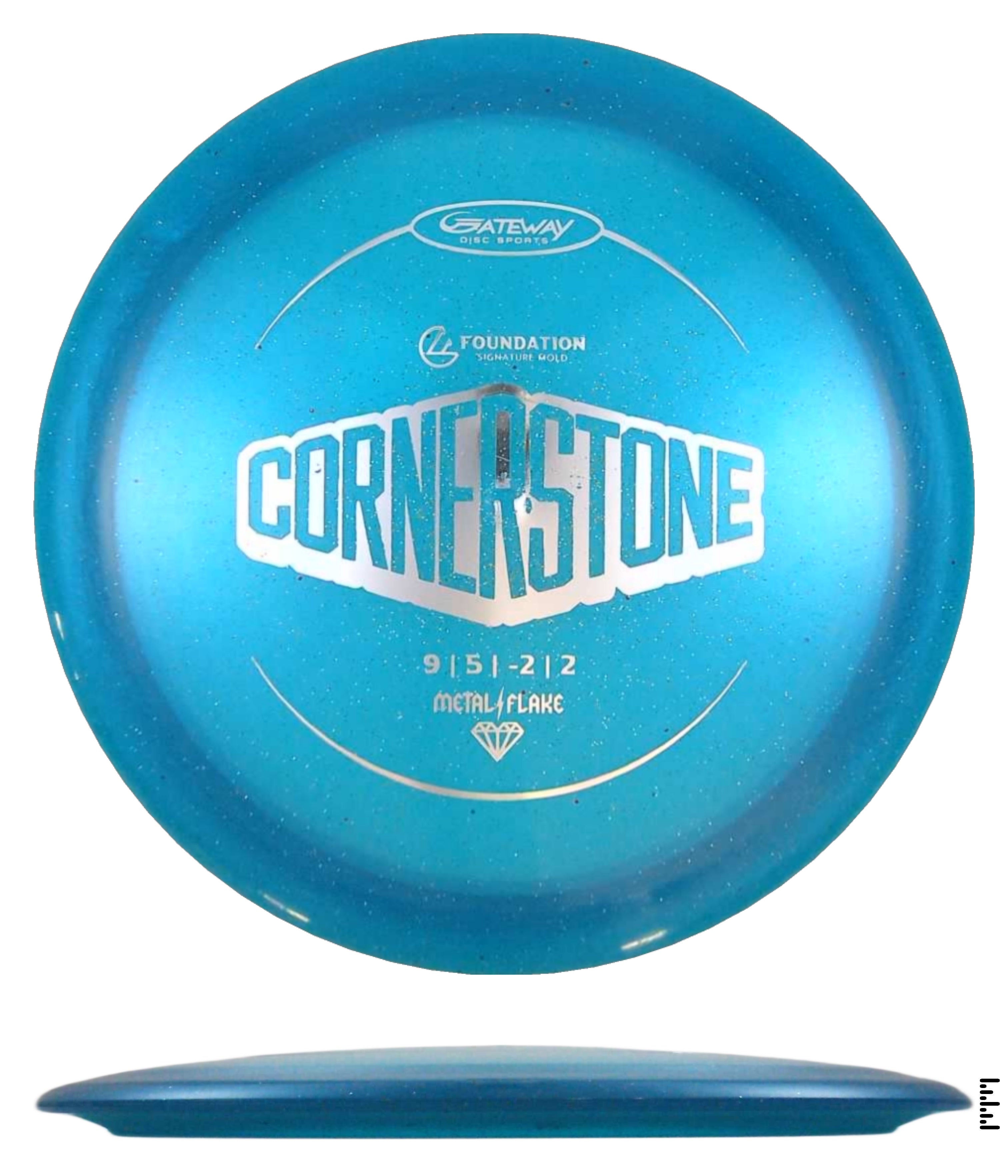Diamond Metal Flake CornerStone