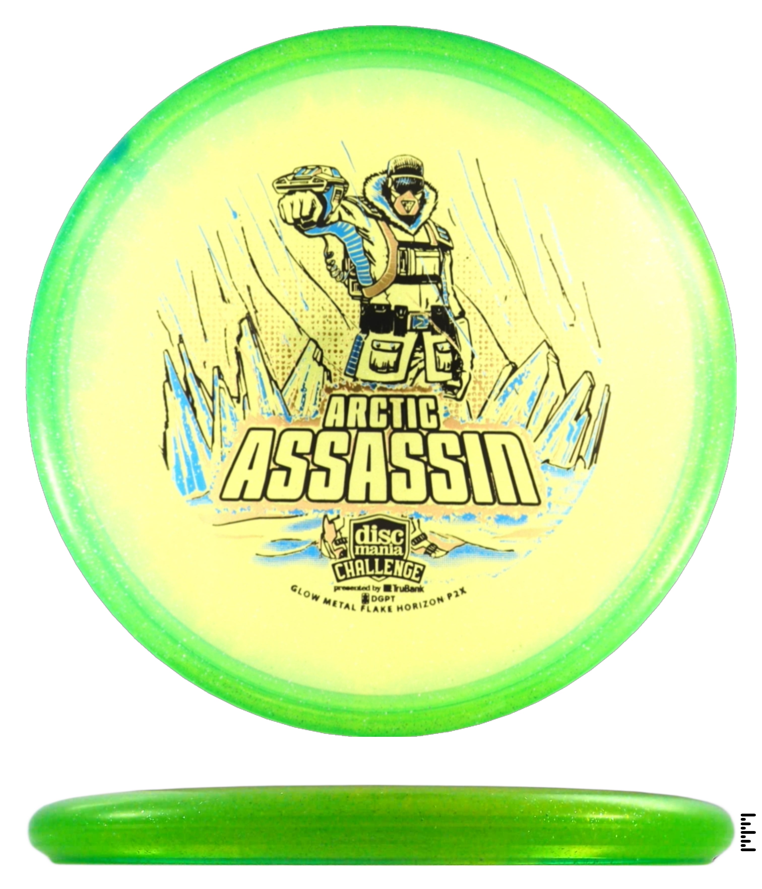 Discmania Challenge Fundraiser Arctic Assassin Metal Flake Horizon C-Line P2x