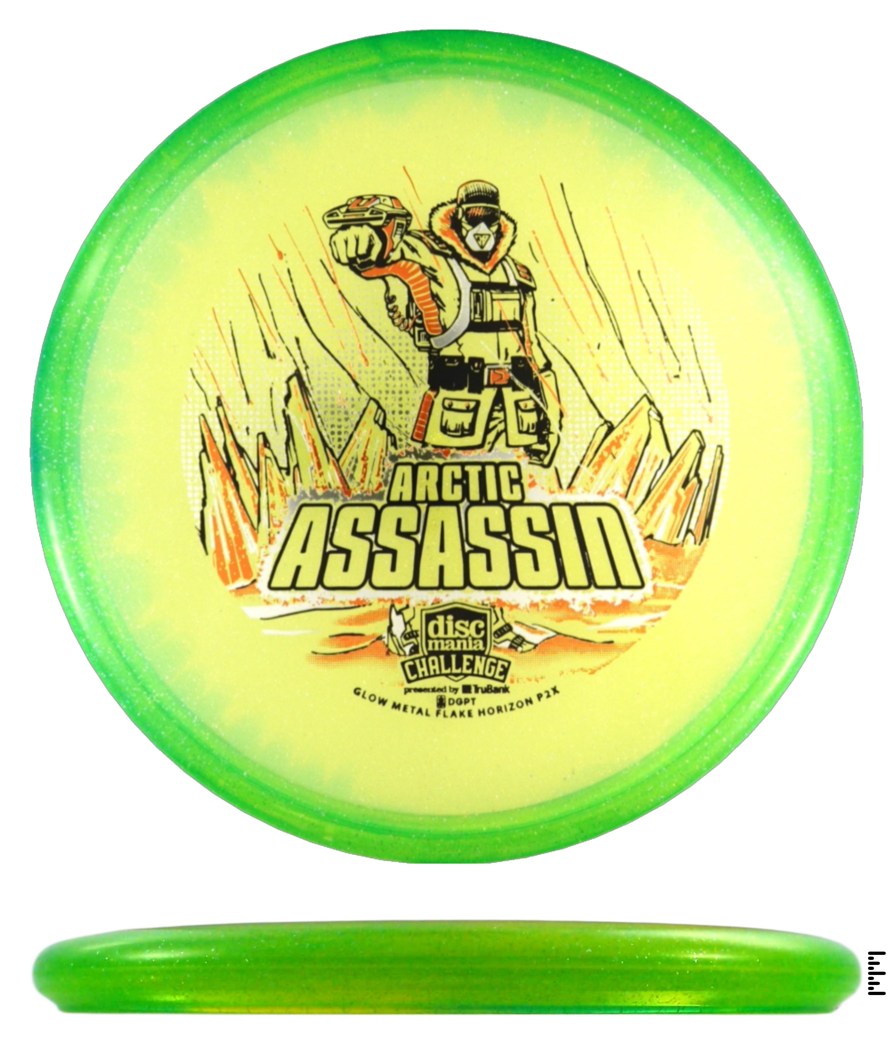 Discmania Challenge Fundraiser Arctic Assassin Metal Flake Horizon C-Line P2x